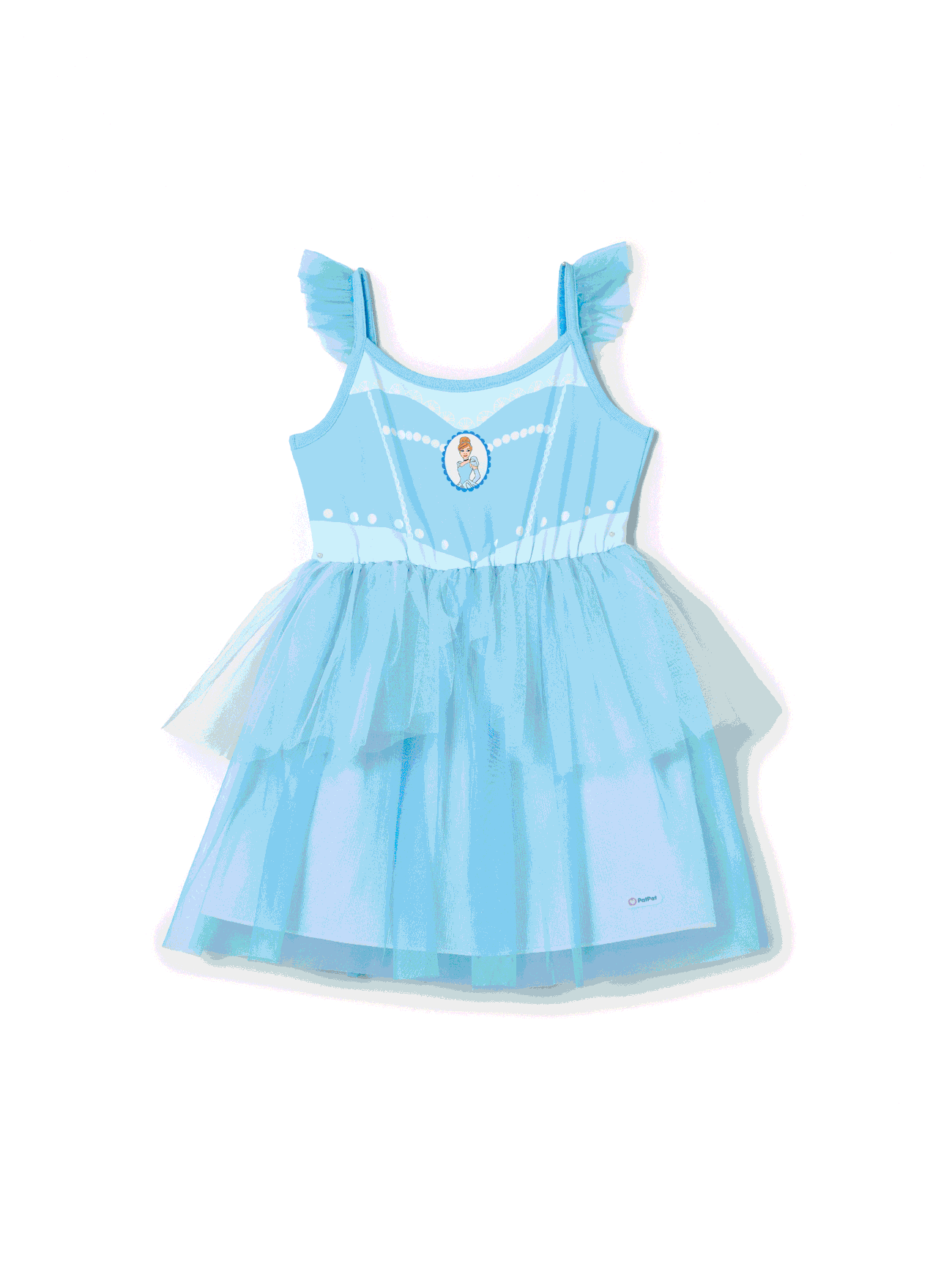 Light Blue - Go-Glow Disney Princess Cindere Illuminating Dress with Light Up Layered Tulle Skirt Including Controller (Built-In Battery) - image 2
