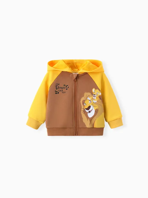 Disney Lion King Bebé/Niño Pequeño 1pc Chaqueta con capucha con patrón de personaje de algodón 
