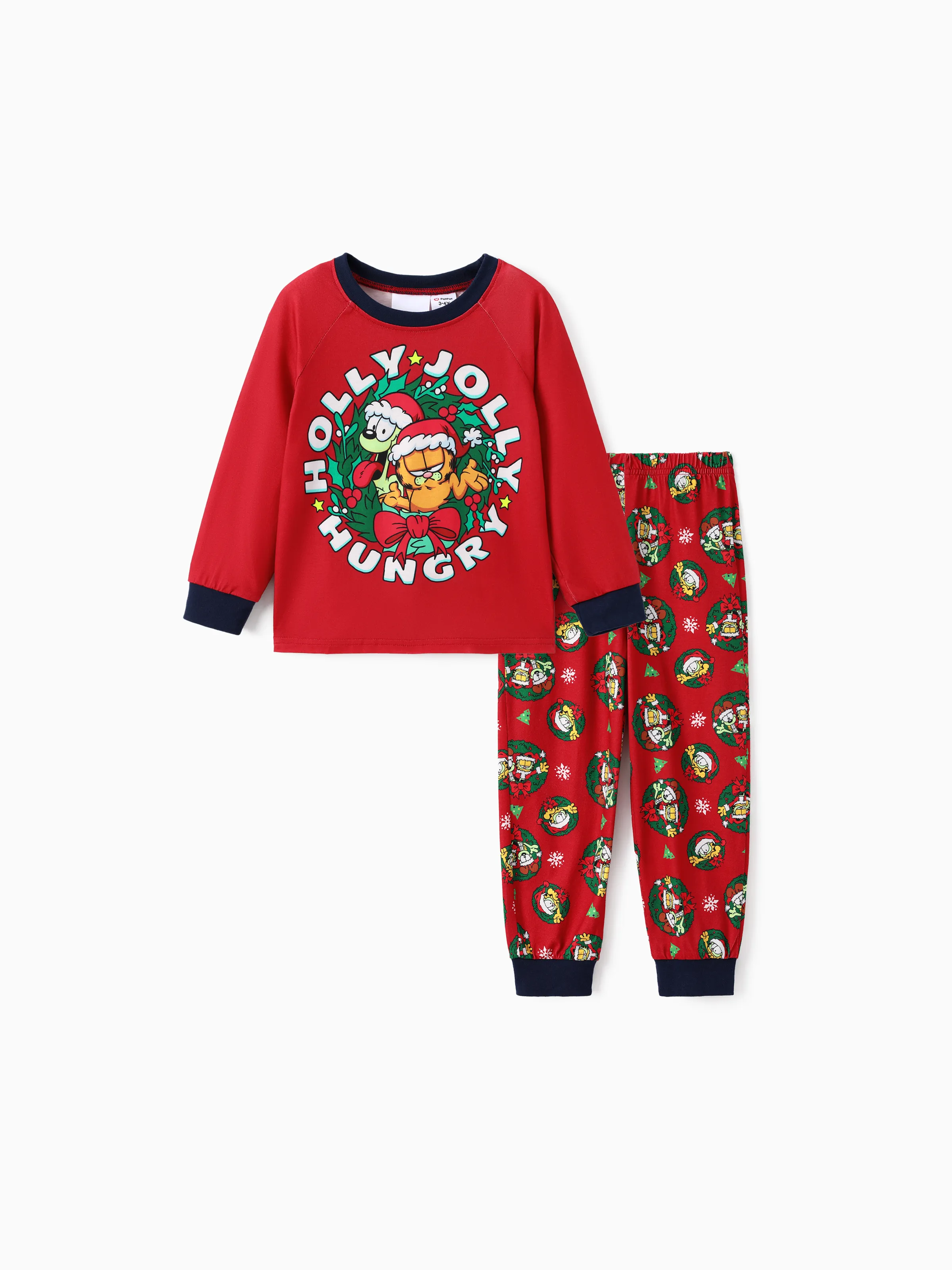 

Garfield Family matching Christmas Print Pajama Set(Flame Resistant)