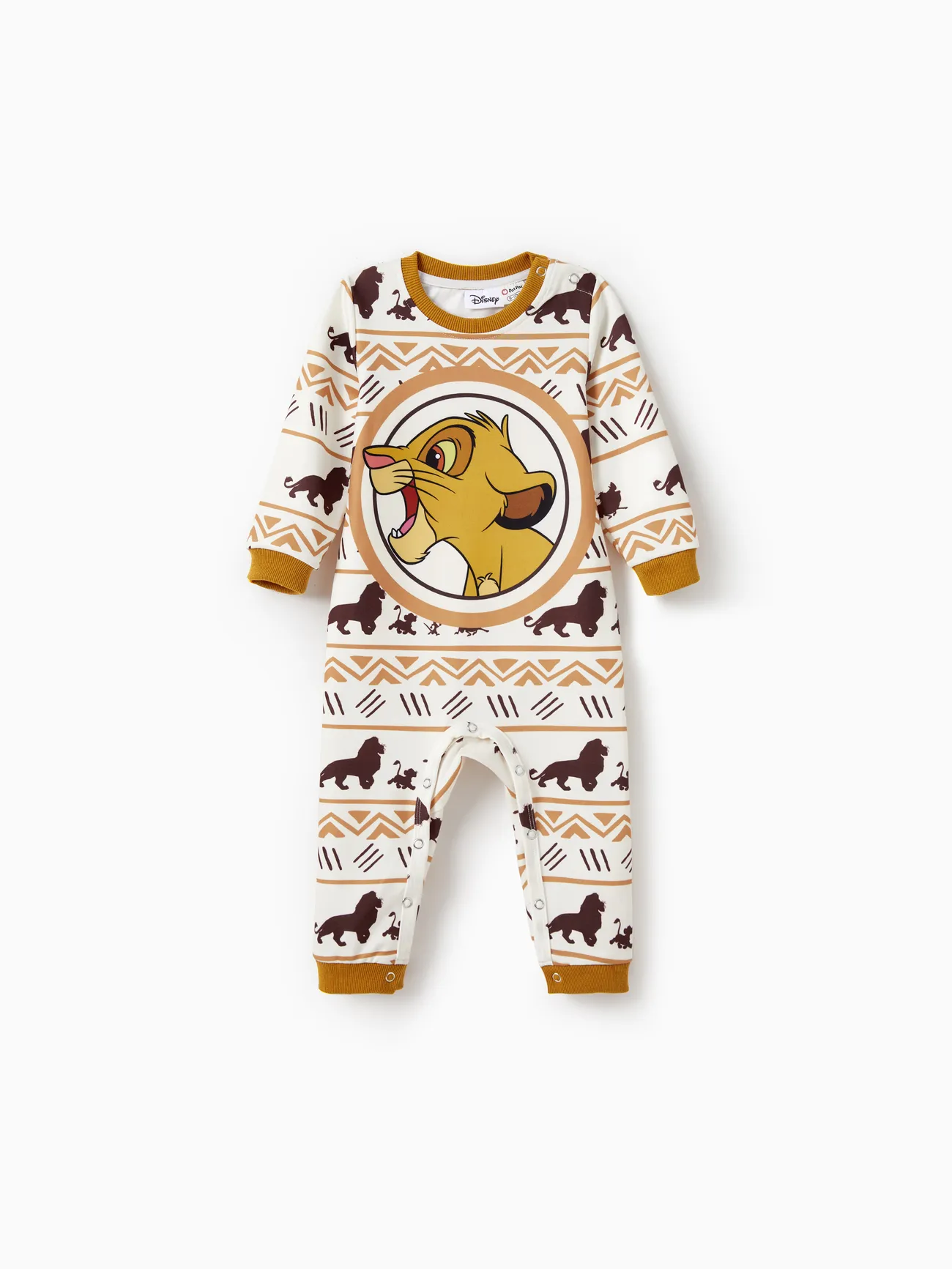 

Disney Lion King Family matching 1pc Simba Geometry Pattern Hooded Sweatshirt /Jumpsuit