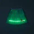 Go-Glow Disney Princess Ariel Illuminating Multicolored Gradient Light Up Layered Tulle Skirt Including Controller (Built-In Battery) Green image 4