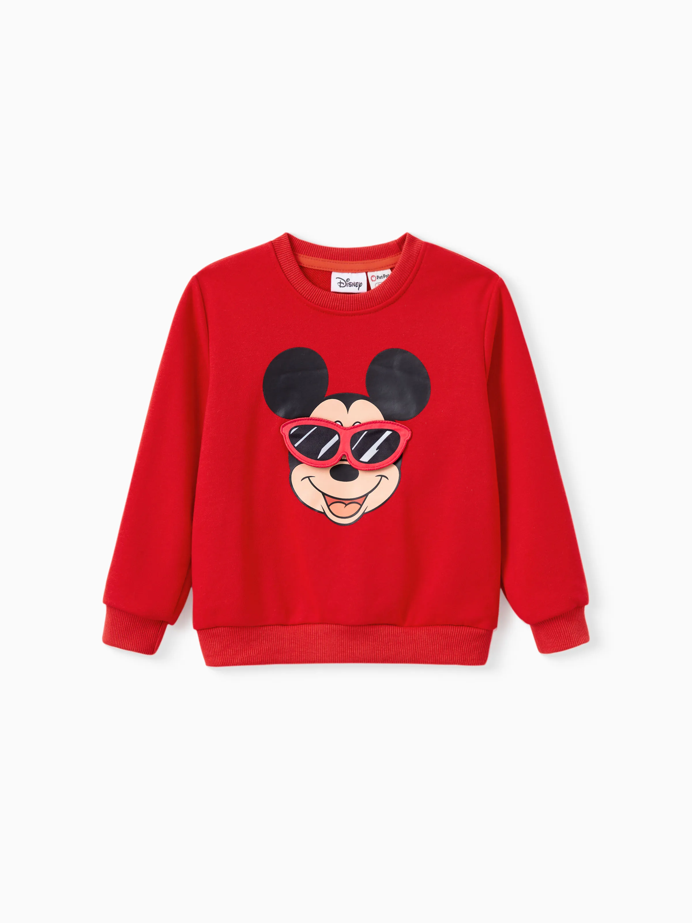 

Disney Mickey and Friends Family matching 1pc 3D Sunglass Applique Long-sleeve Top