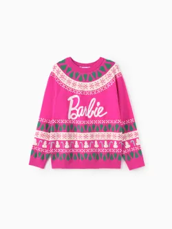 

Barbie Mommy And Me 1pc Cotton Christmas Tree Snowman Pattern Knitwear