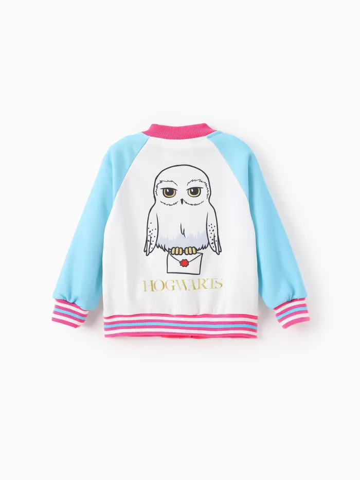 Harry Potter Toddler/Kid Boy/Girl 1pc Owl/Logo Pattern Colorblock Jacket 