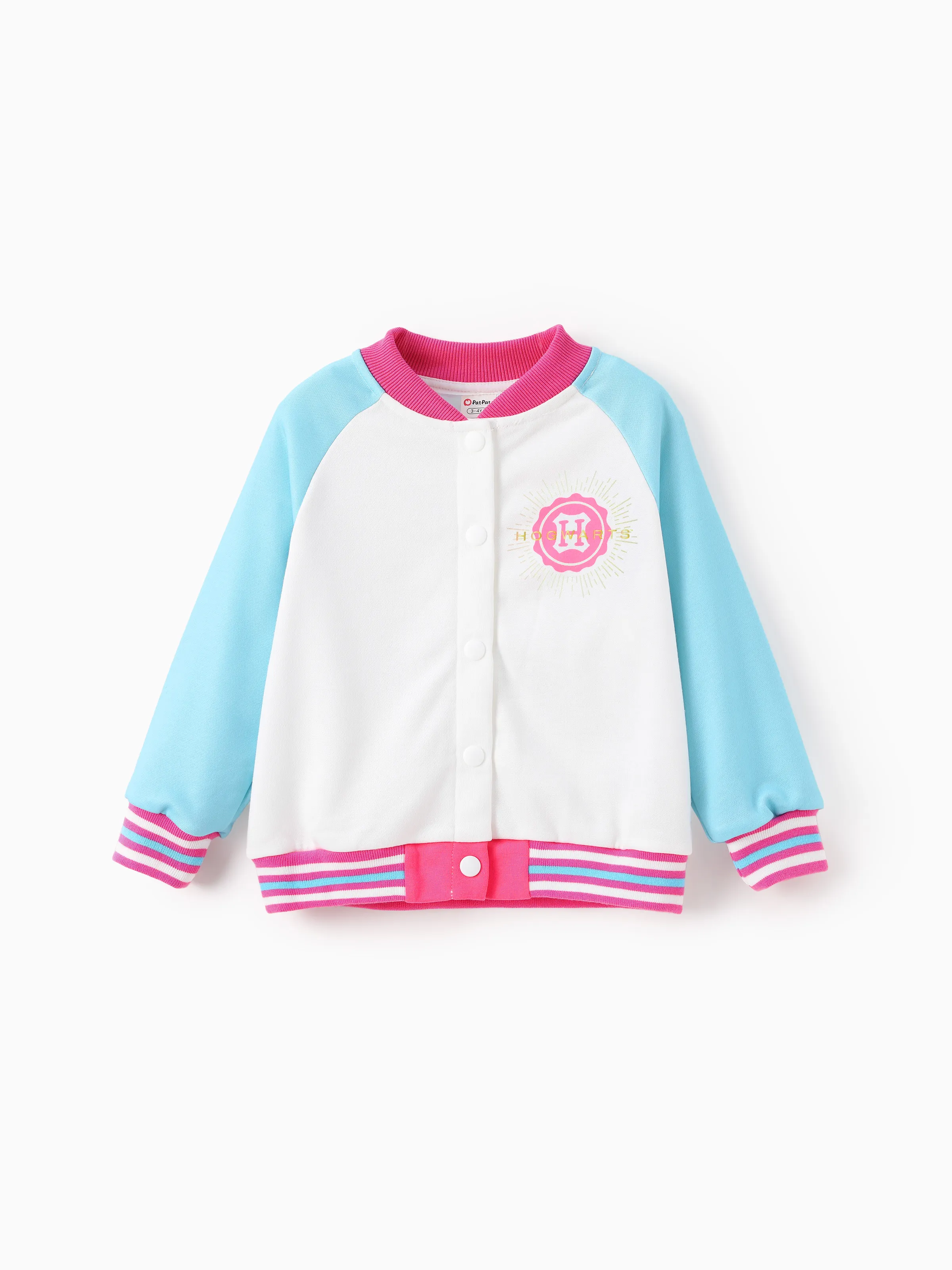 

Harry Potter Toddler/Kid Boy/Girl 1pc Owl/Logo Pattern Colorblock Jacket