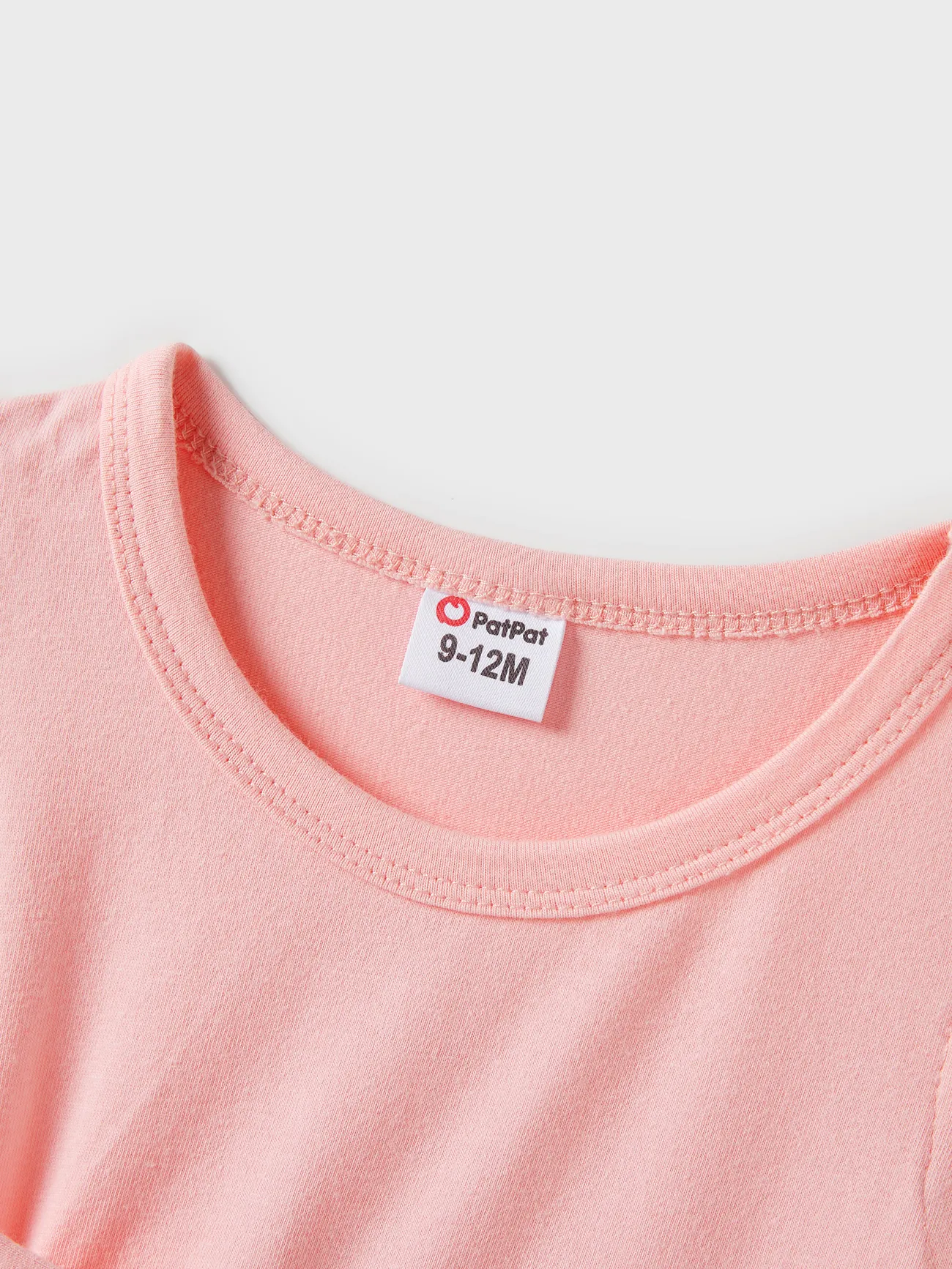 Baby Girl - Family Matching Pink Sleeveless Splicing Floral Print Midi Dresses and Colorblock Short-sleeve Polo Shirts Sets - Pink - image 14