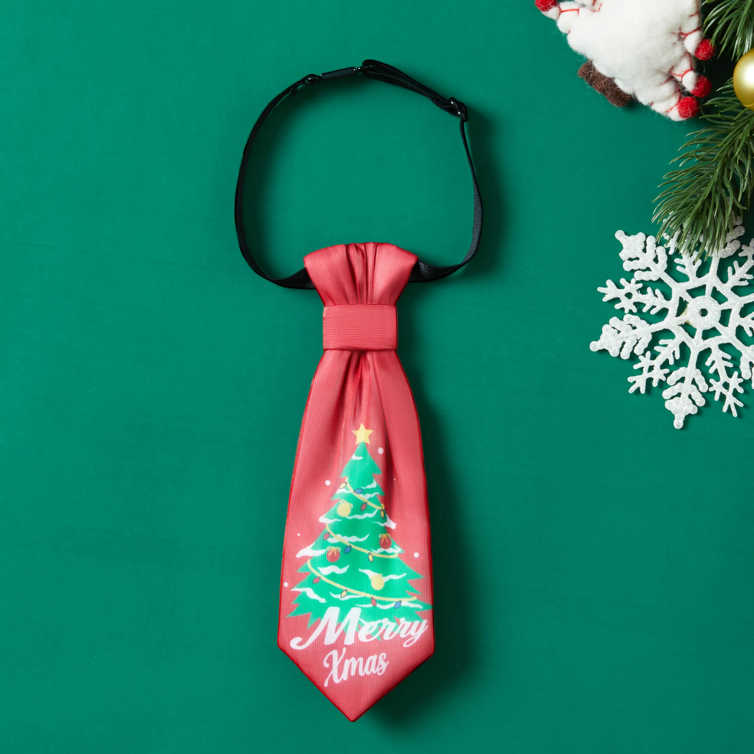 Go-Glow Christmas Light Up Necktie with Christmas Tree Pattern Including Controller (Built-In Battery) undefined big image 6