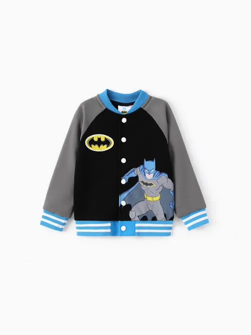 

Justice League Toddler/Kid Boy/Girl 1pc Batman/Wonder woman/Superman Colorblock Long-sleeve Jacket