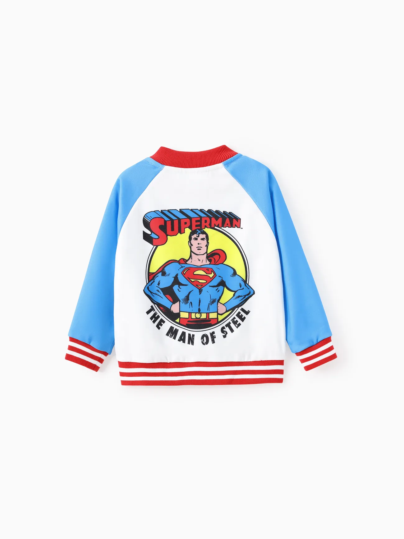 

Justice League Toddler/Kid Boy/Girl 1pc Batman/Wonder woman/Superman Colorblock Long-sleeve Jacket