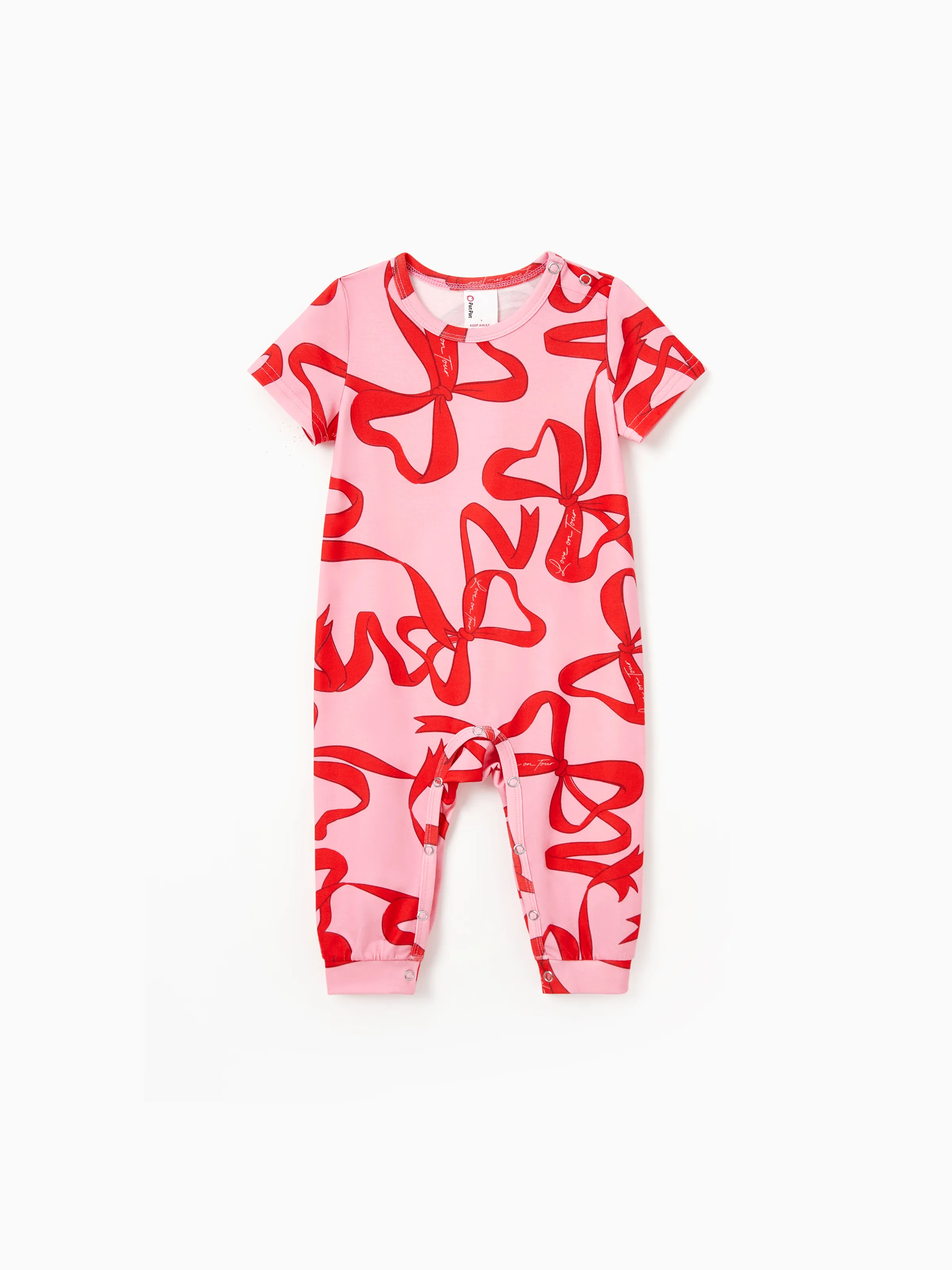 

Valentine's Day Mommy and Me Heart-Shaped Pink Pajamas Set