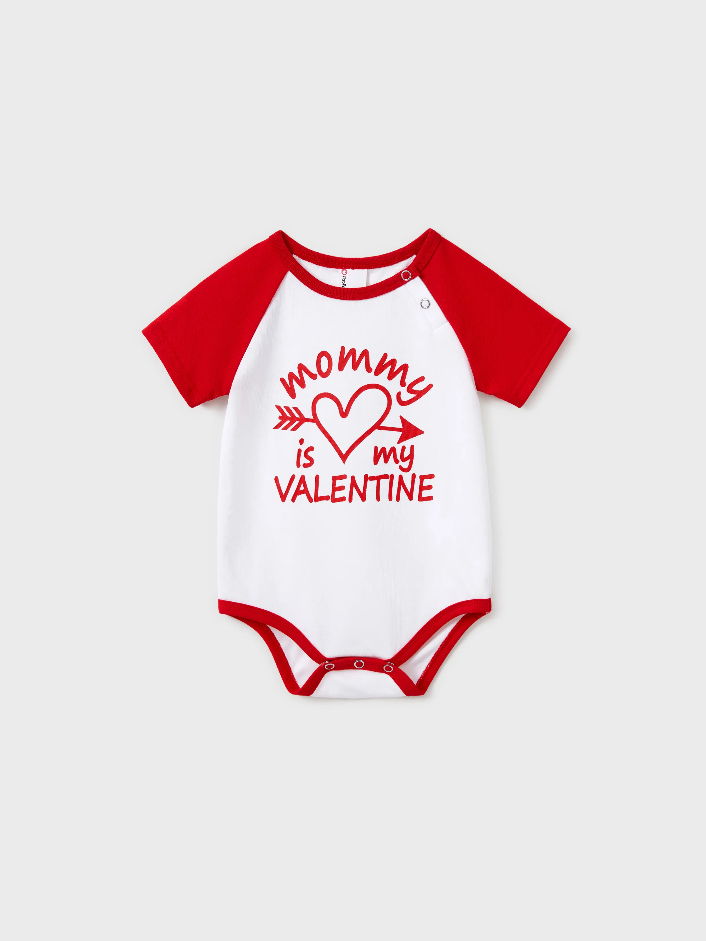 

Valentine's Day Mommy and Me Cotton Letter Print Short-sleeve Tops