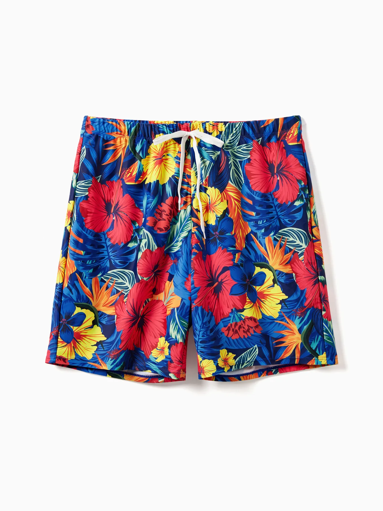 Men - Matching Swimsuits for Couple and Family - Plants Two-piece Swimsuit & Swim Trunks Shorts (Medium Thickness) - ColorBlock - image 19