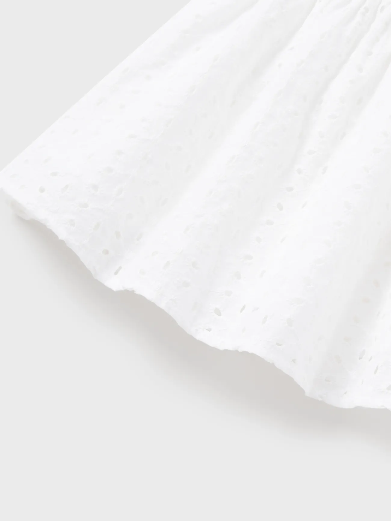 Baby Girl - Cotton Embroidered A-Line Dress, Matching Mommy and Me Dresses - White - image 15