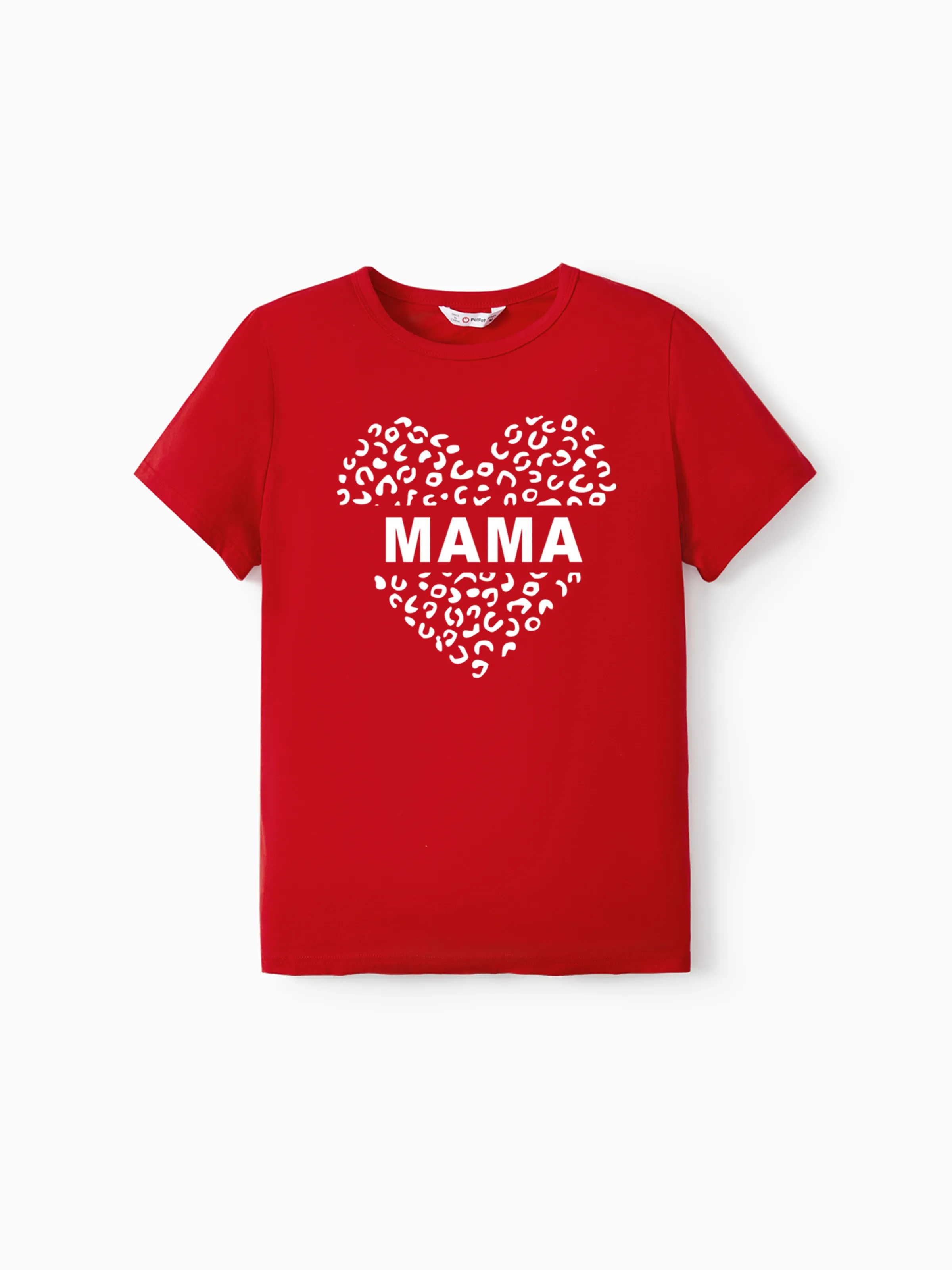 

Valentine's Day Cotton Tops Family Matching Letter T-Shirt.