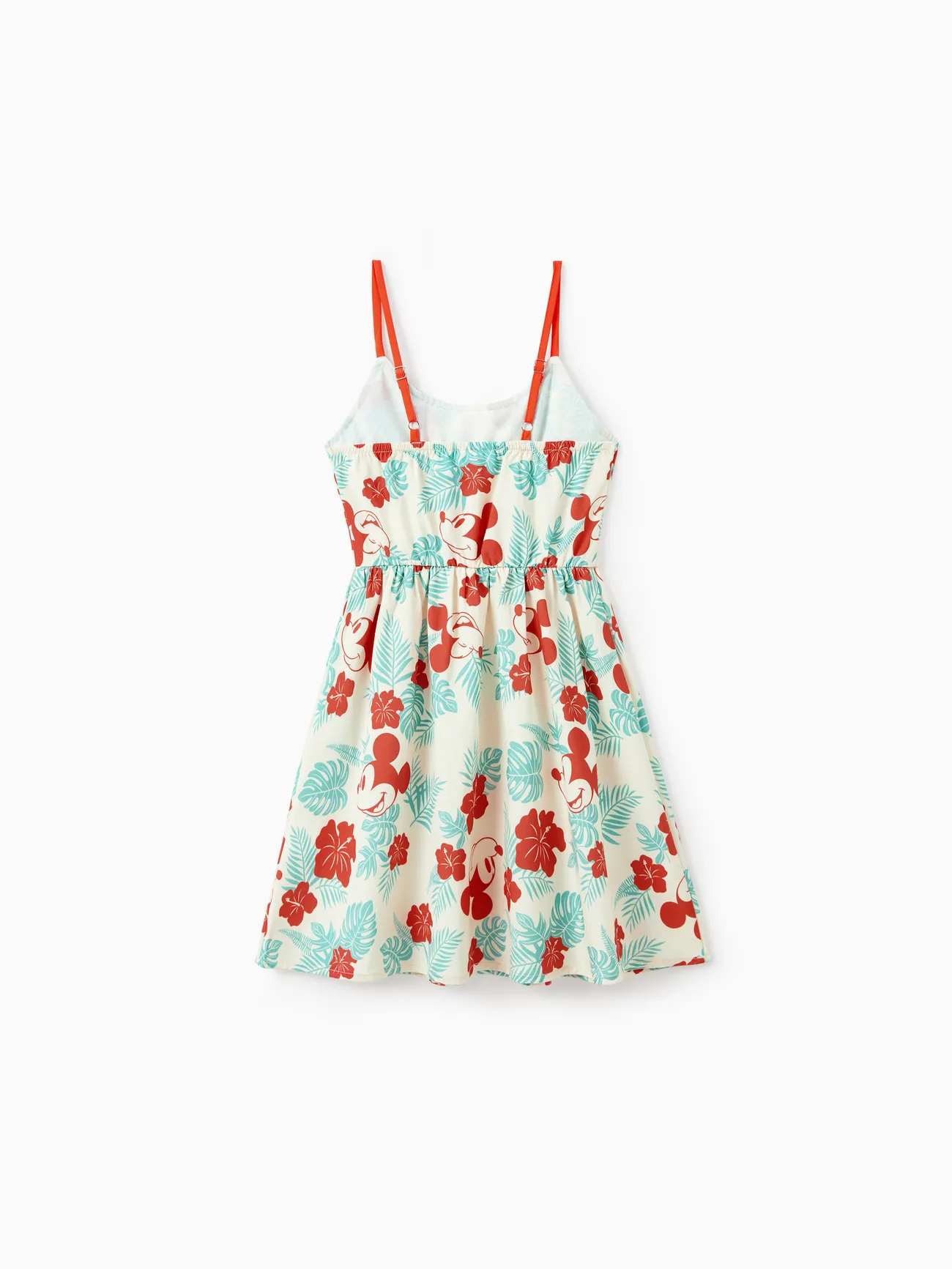 Girl - Disney Mickey Shirts & Dresses for Family (Floral Allover Print, Hollow-out Dresses ) - Multi-color - image 8