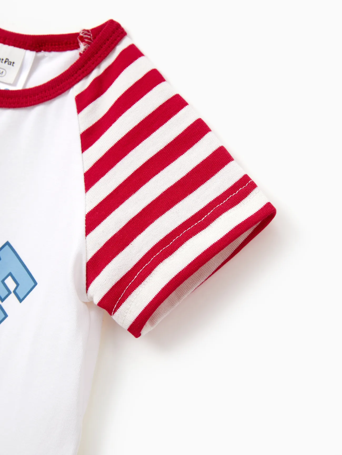 Baby - The Smurfs Family matching 1pc Cotton Valentine's Day Stripe Top/Jumpsuit - Red - image 16