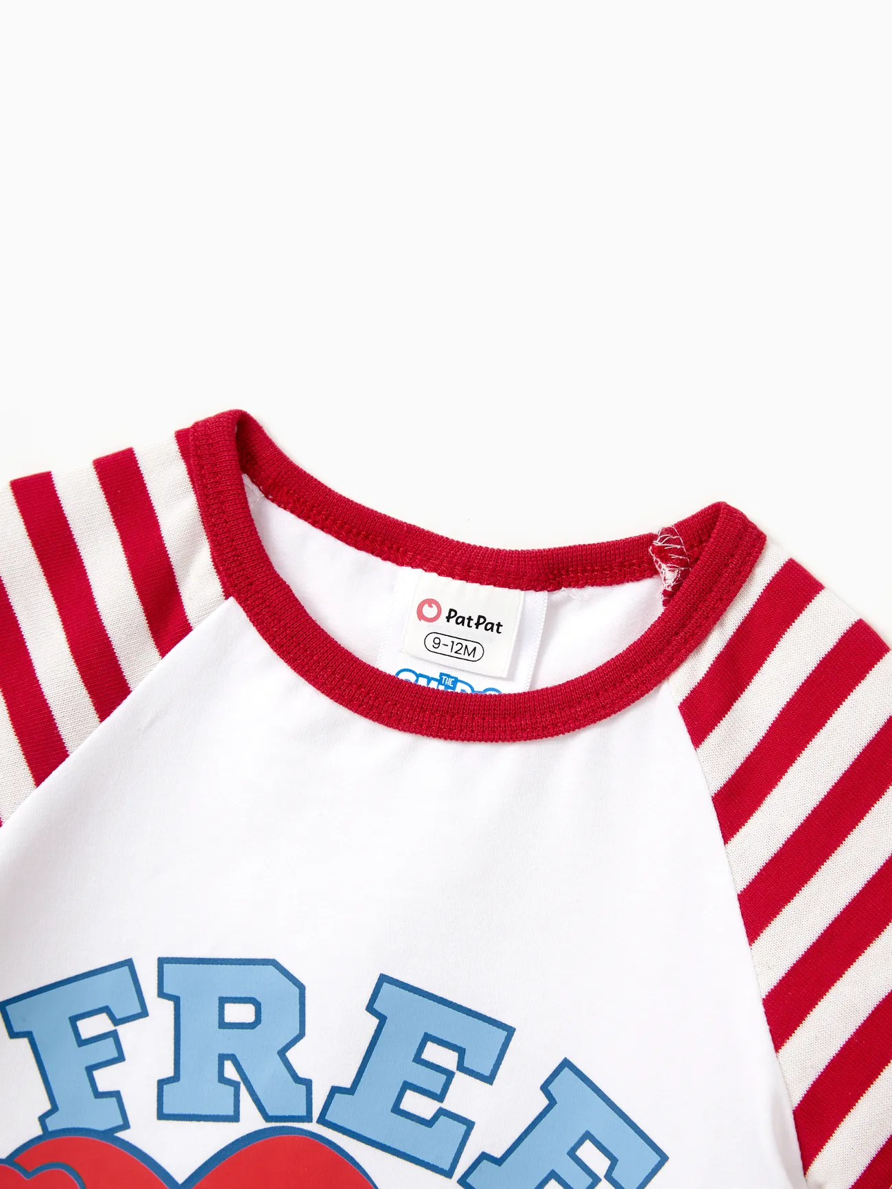 Baby - The Smurfs Family matching 1pc Cotton Valentine's Day Stripe Top/Jumpsuit - Red - image 15