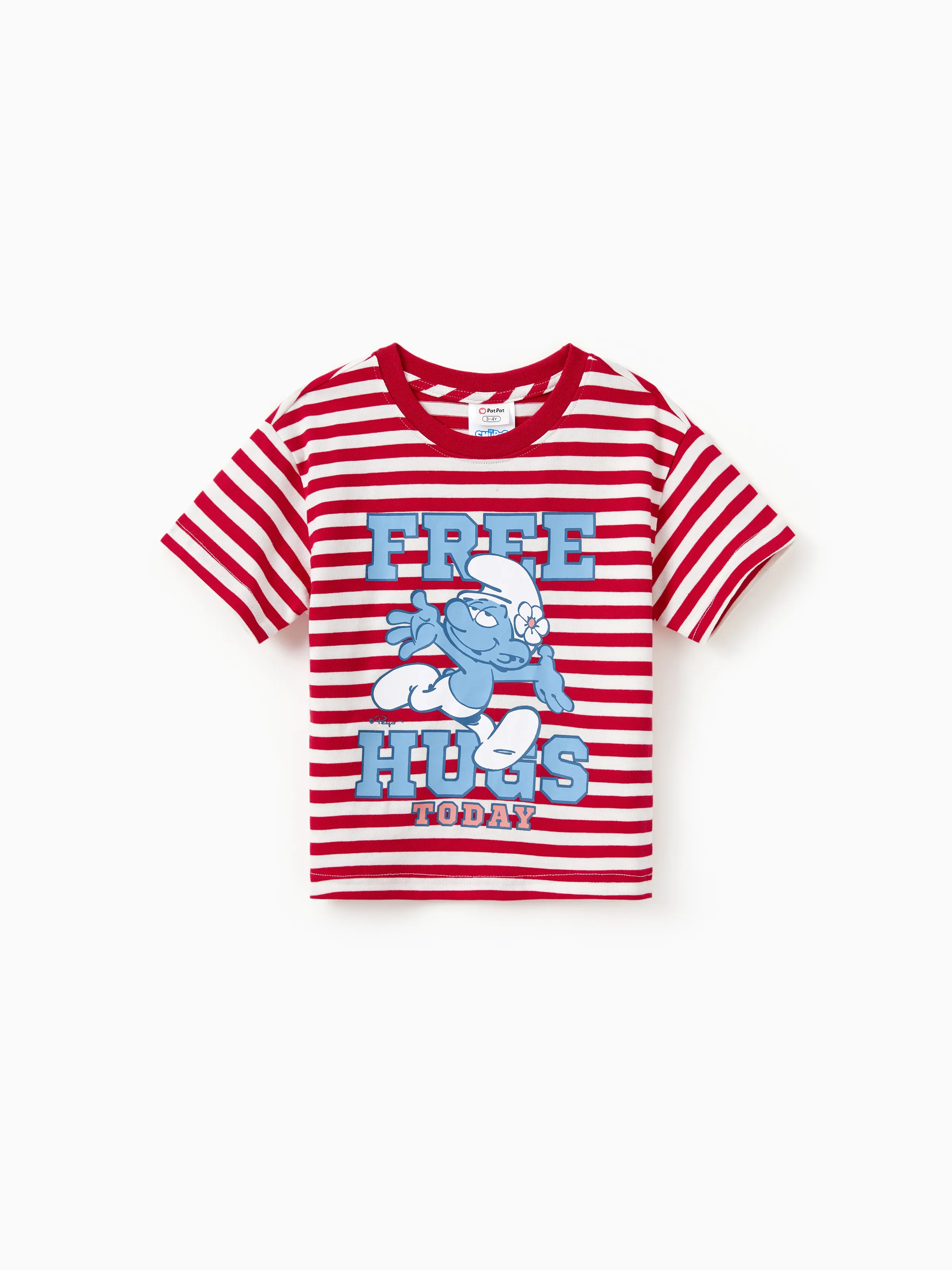 

The Smurfs Family matching 1pc Cotton Valentine's Day Stripe Top/Jumpsuit