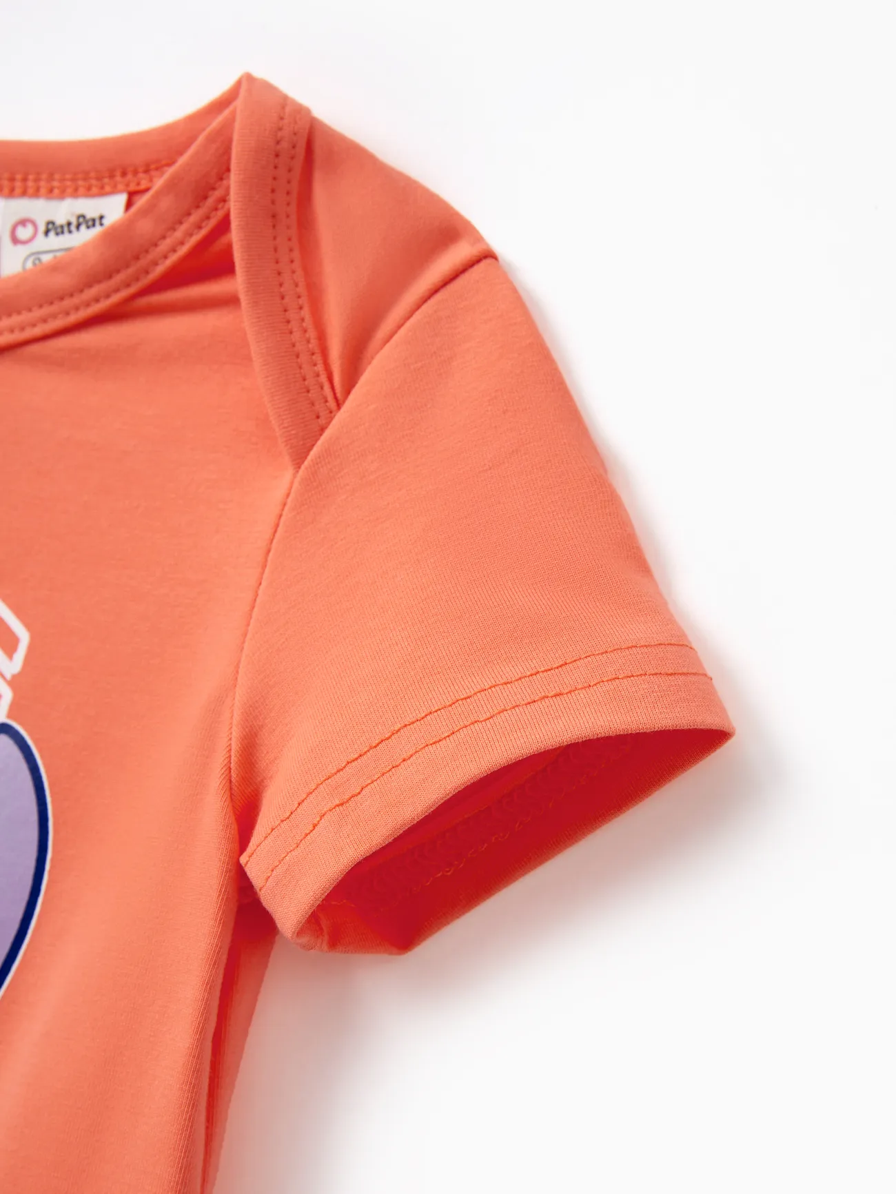 Baby - Disney Stitch Family matching 1pc Stitch Character Not Today Print Cotton Short-sleeve T-shirt or Romper - Orange - image 15