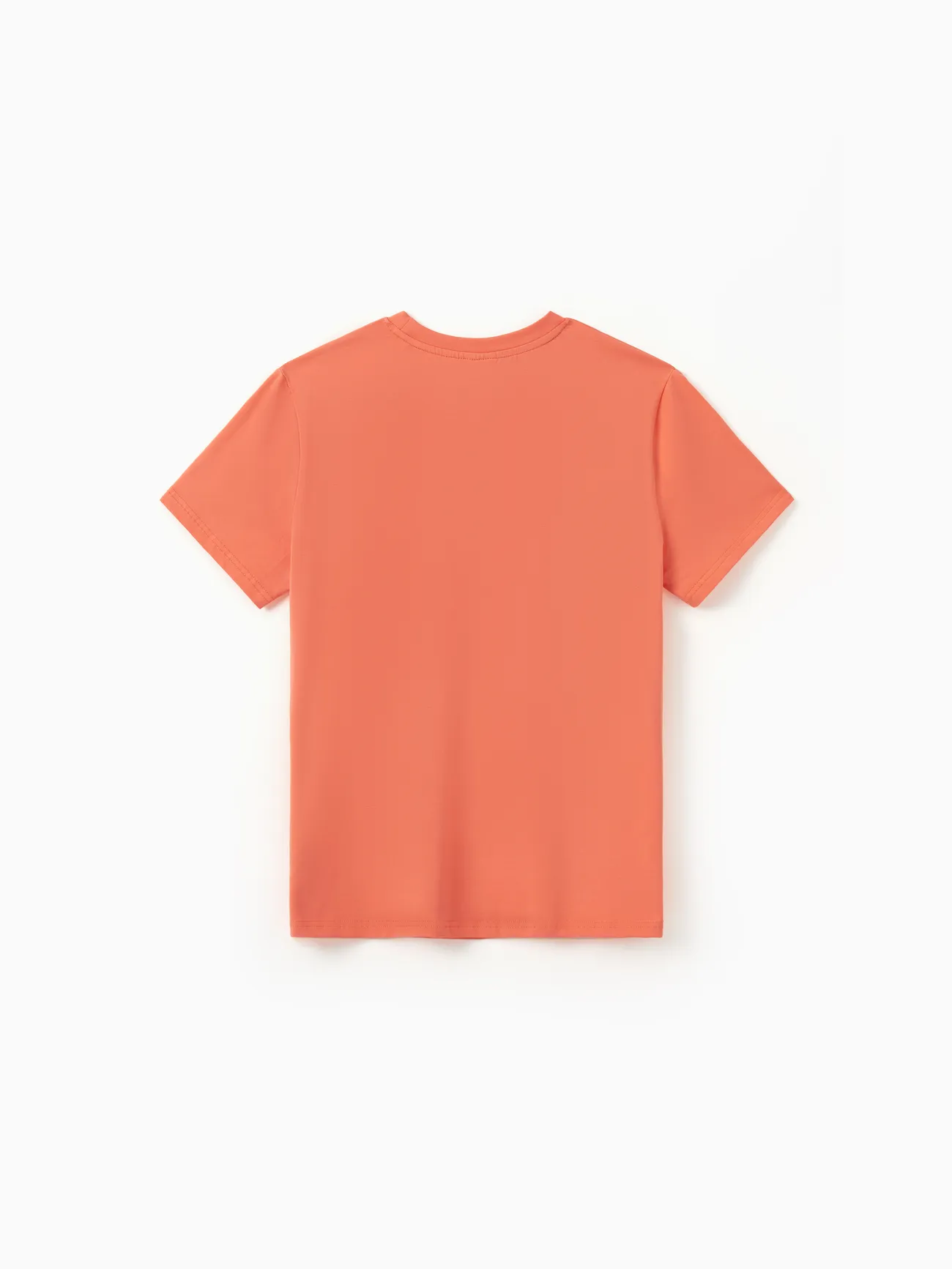 Women - Disney Stitch Family matching 1pc Stitch Character Not Today Print Cotton Short-sleeve T-shirt or Romper - Orange - image 3