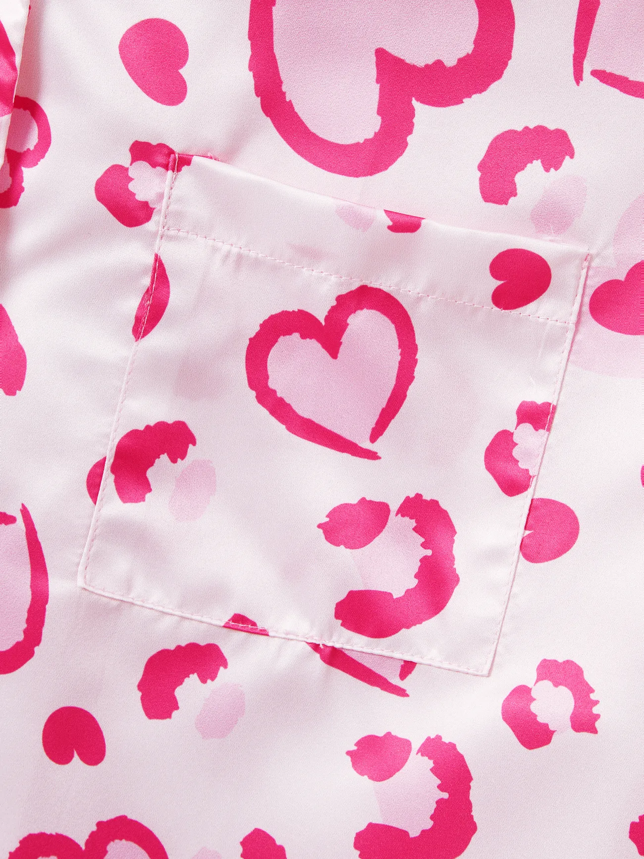 Mujer - Día de San Valentín Mami y yo Conjuntos combinados para familia Pijamas (Flame Resistant) - Rosado - image 5