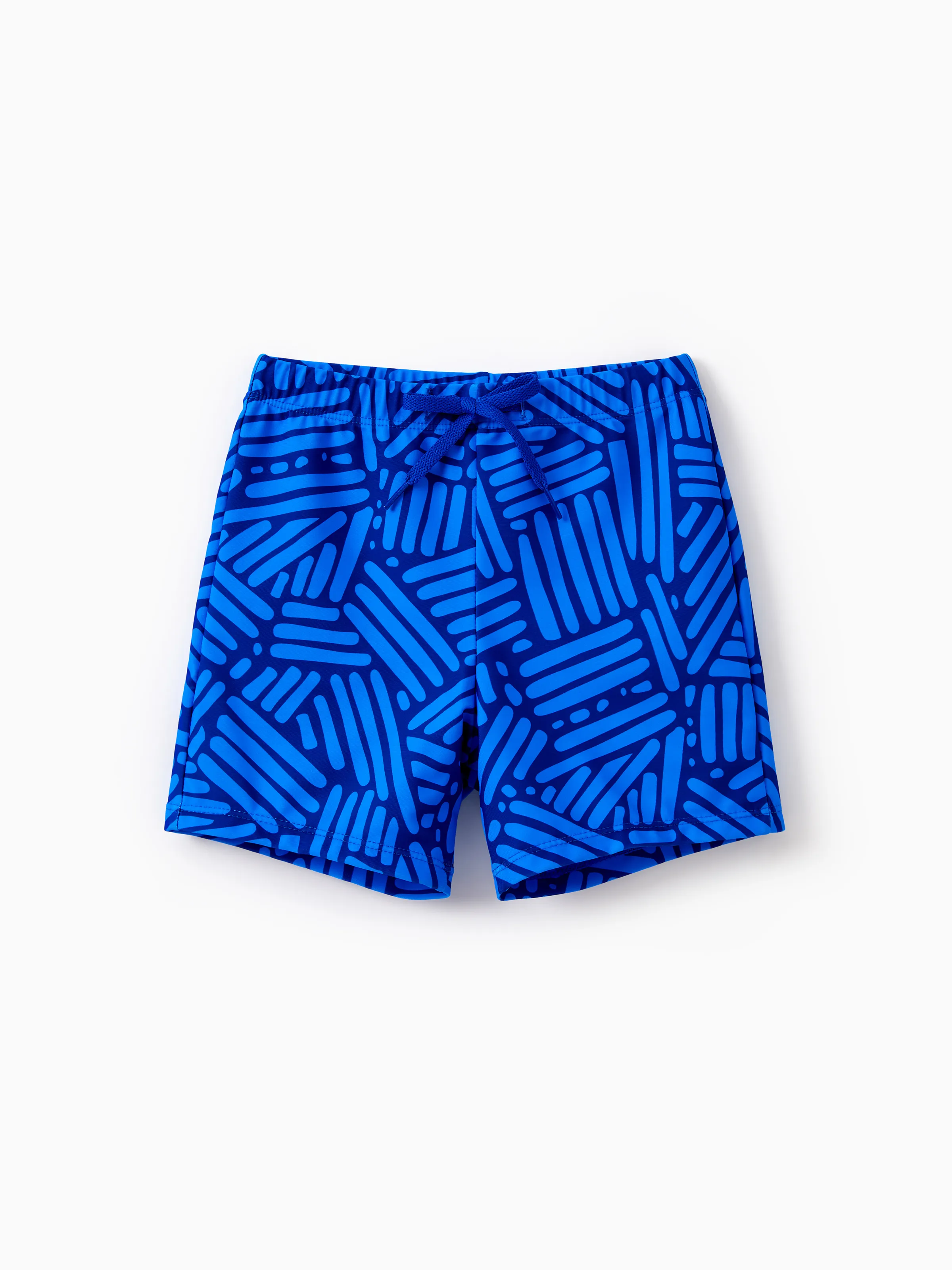 

Family Matching Blue Ruffle One-piece Swimsuit or Swim Trunks