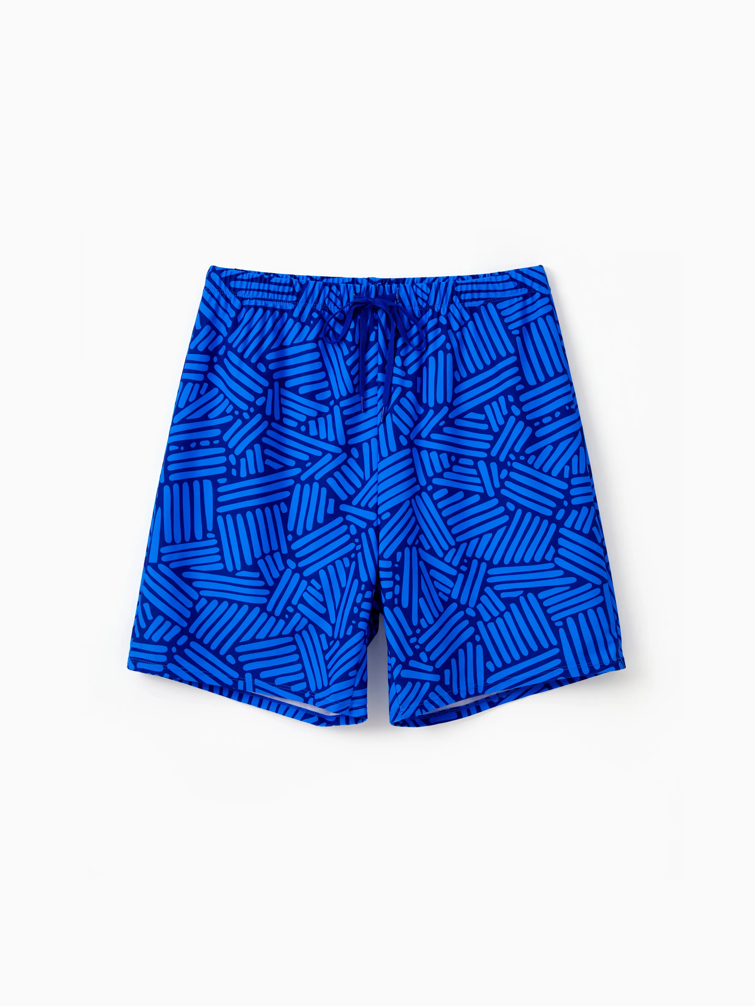 

Family Matching Blue Ruffle One-piece Swimsuit or Swim Trunks