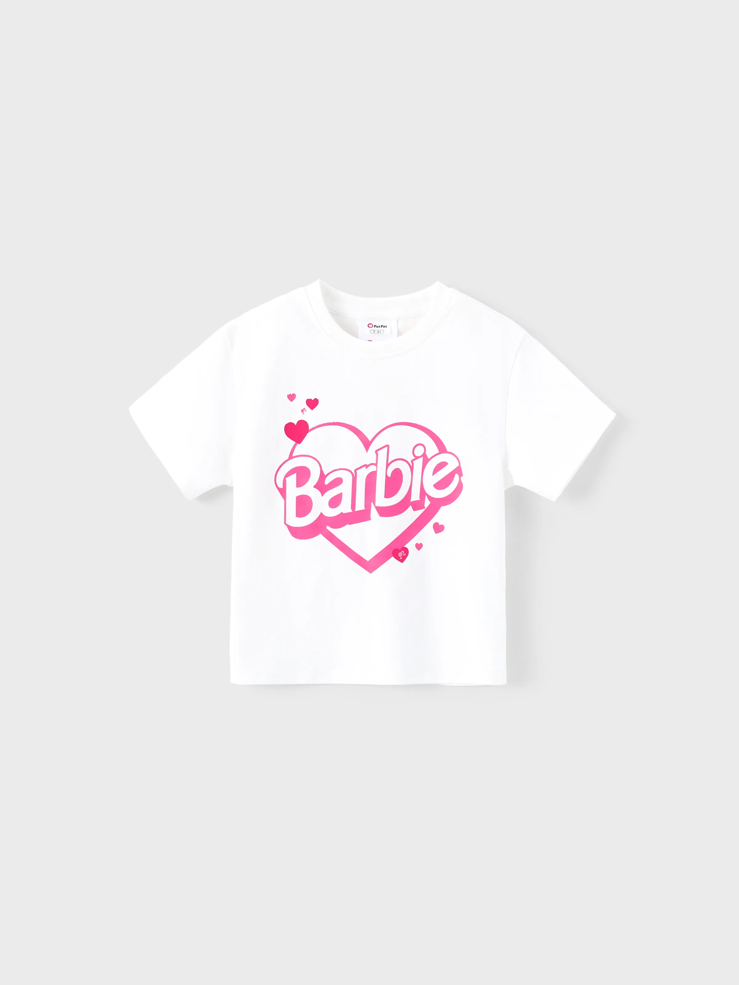 

Barbie Mommy And Me 1pc Cotton Valentine's Heart Pattern Short-sleeve Top