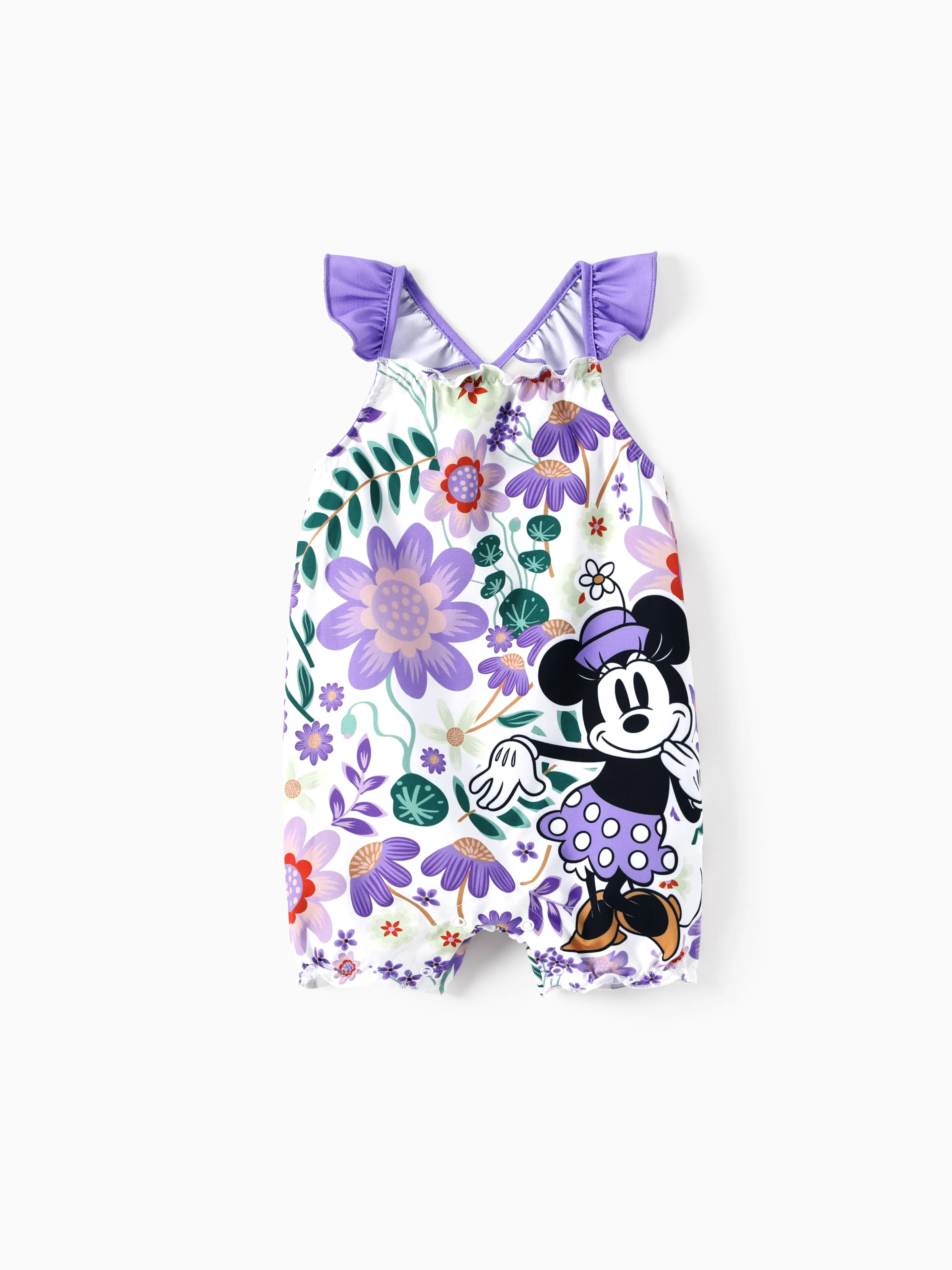 

Disney Mickey and Friends Mommy And Me 1pc Floral Allover Print Knot Dress Or Jumpsuit