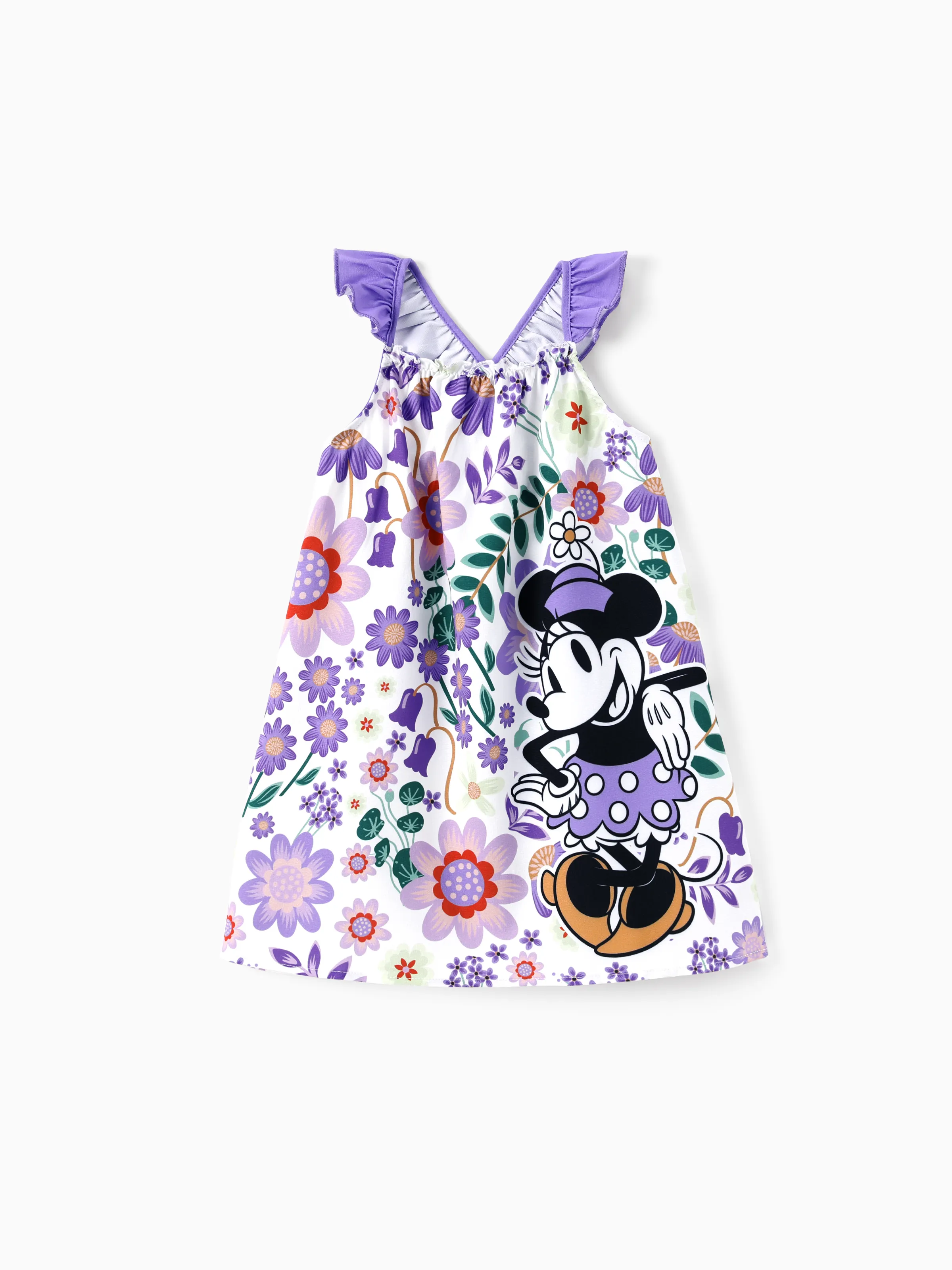 

Disney Mickey and Friends Mommy And Me 1pc Floral Allover Print Knot Dress Or Jumpsuit