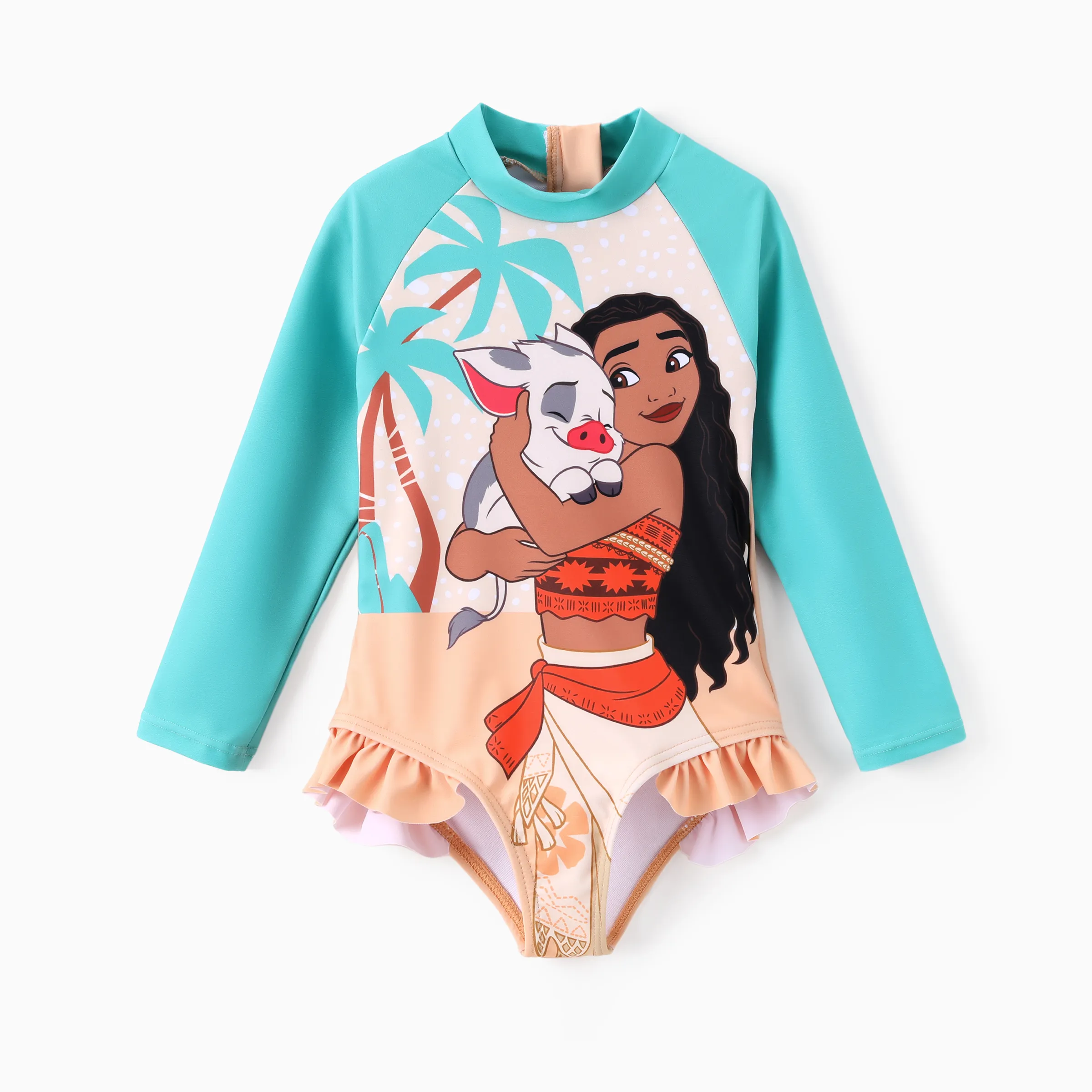 Disney Princess Niño pequeño Chica Volantes Infantil Trajes de baño Turquesa