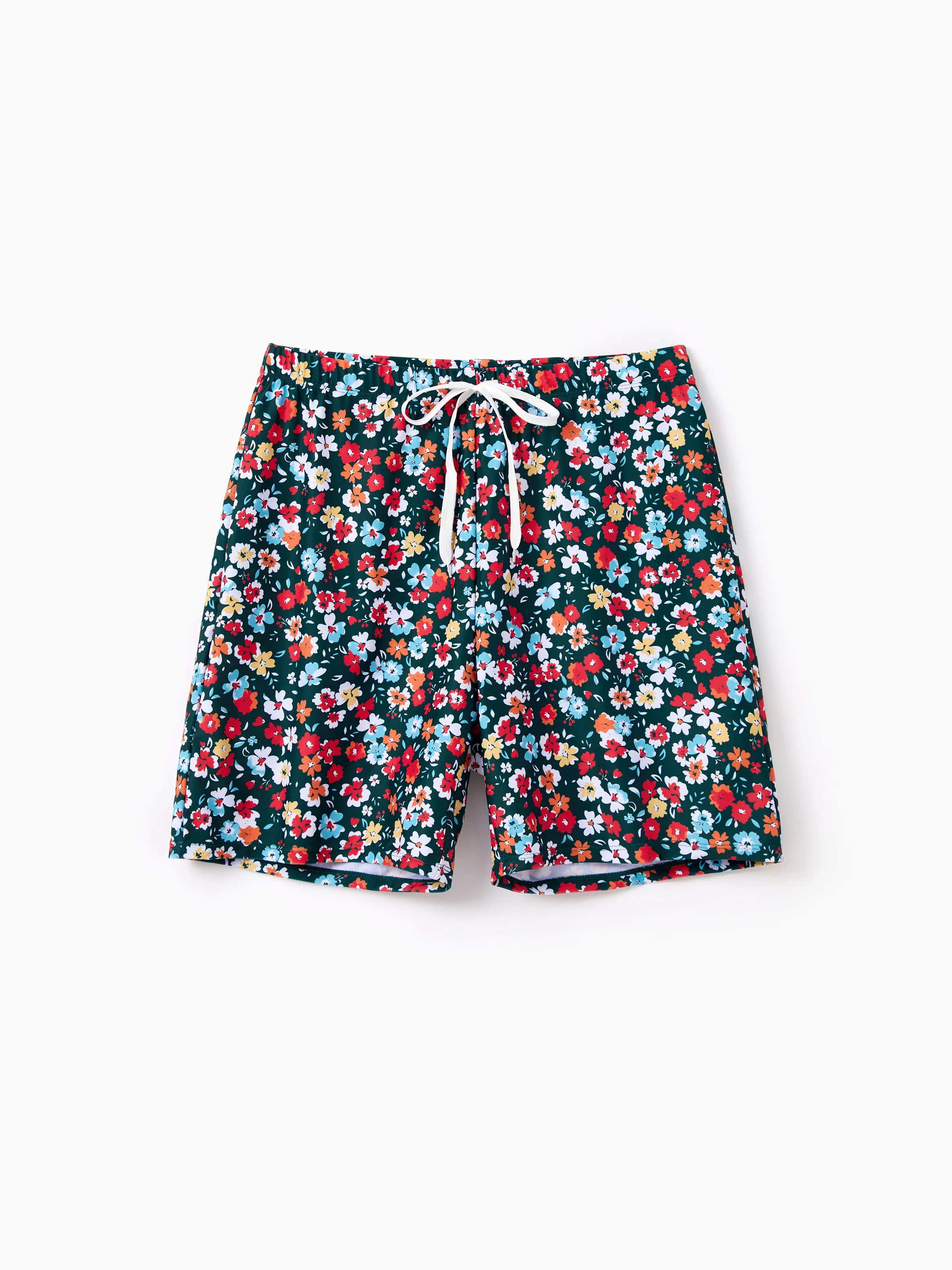 

Family Matching Flora Swim Trunks or Strap two-piece Swimsuit