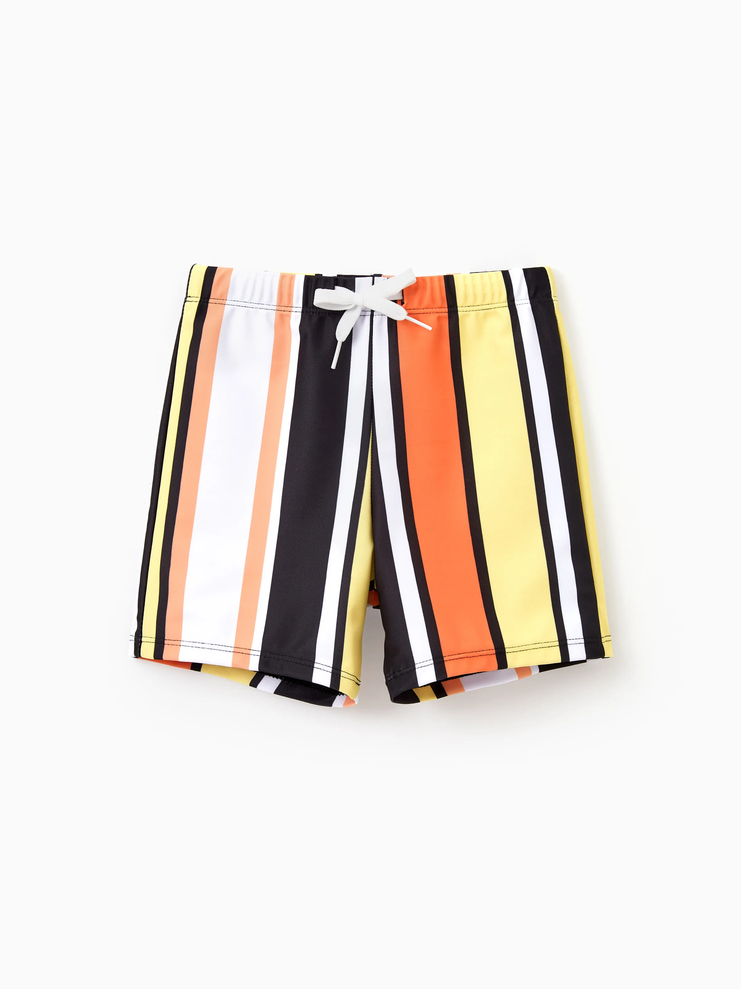 

Family Matching Striped Swim Trunks or Halter two-piece Swimsuit