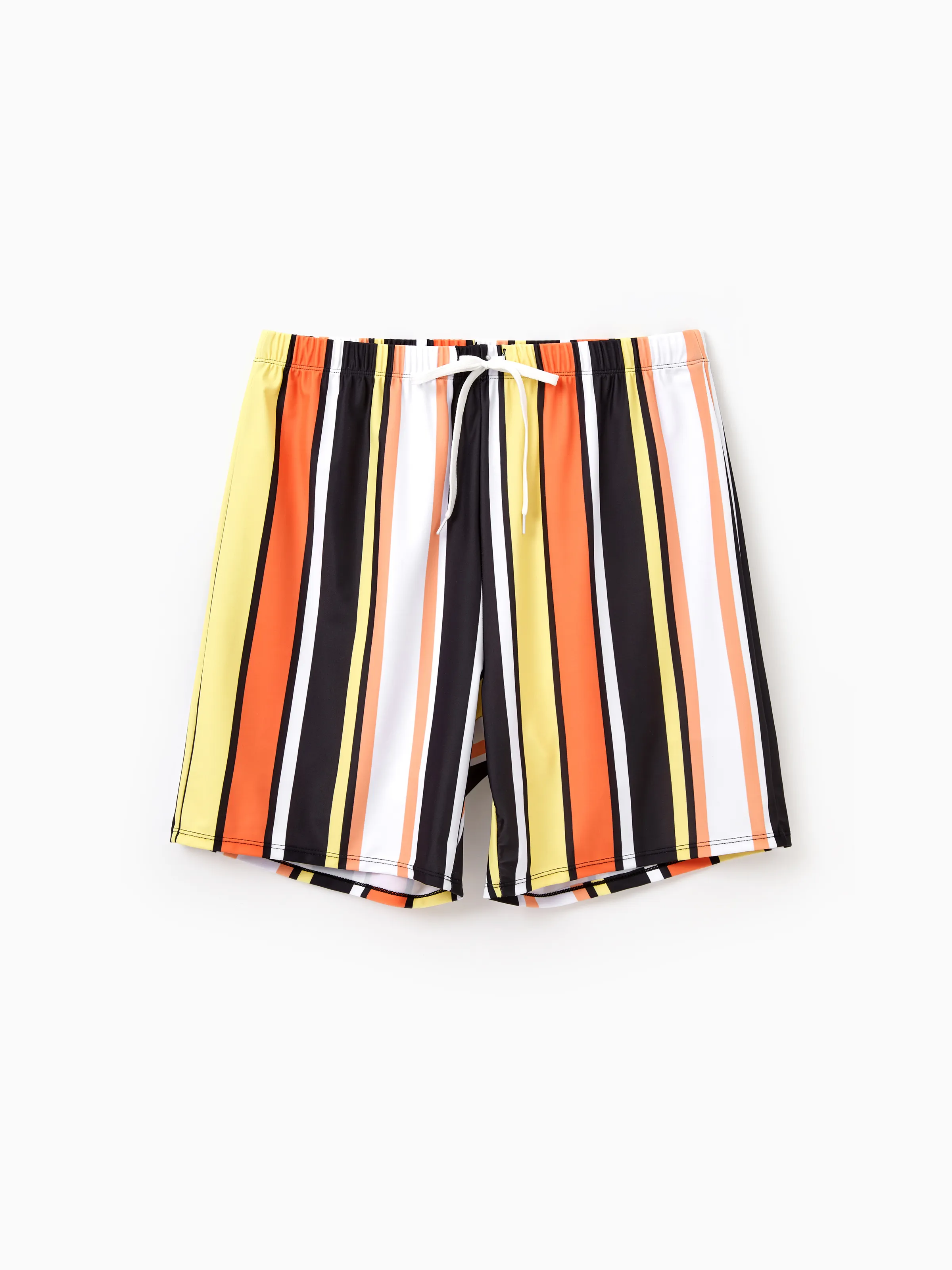 

Family Matching Striped Swim Trunks or Halter two-piece Swimsuit