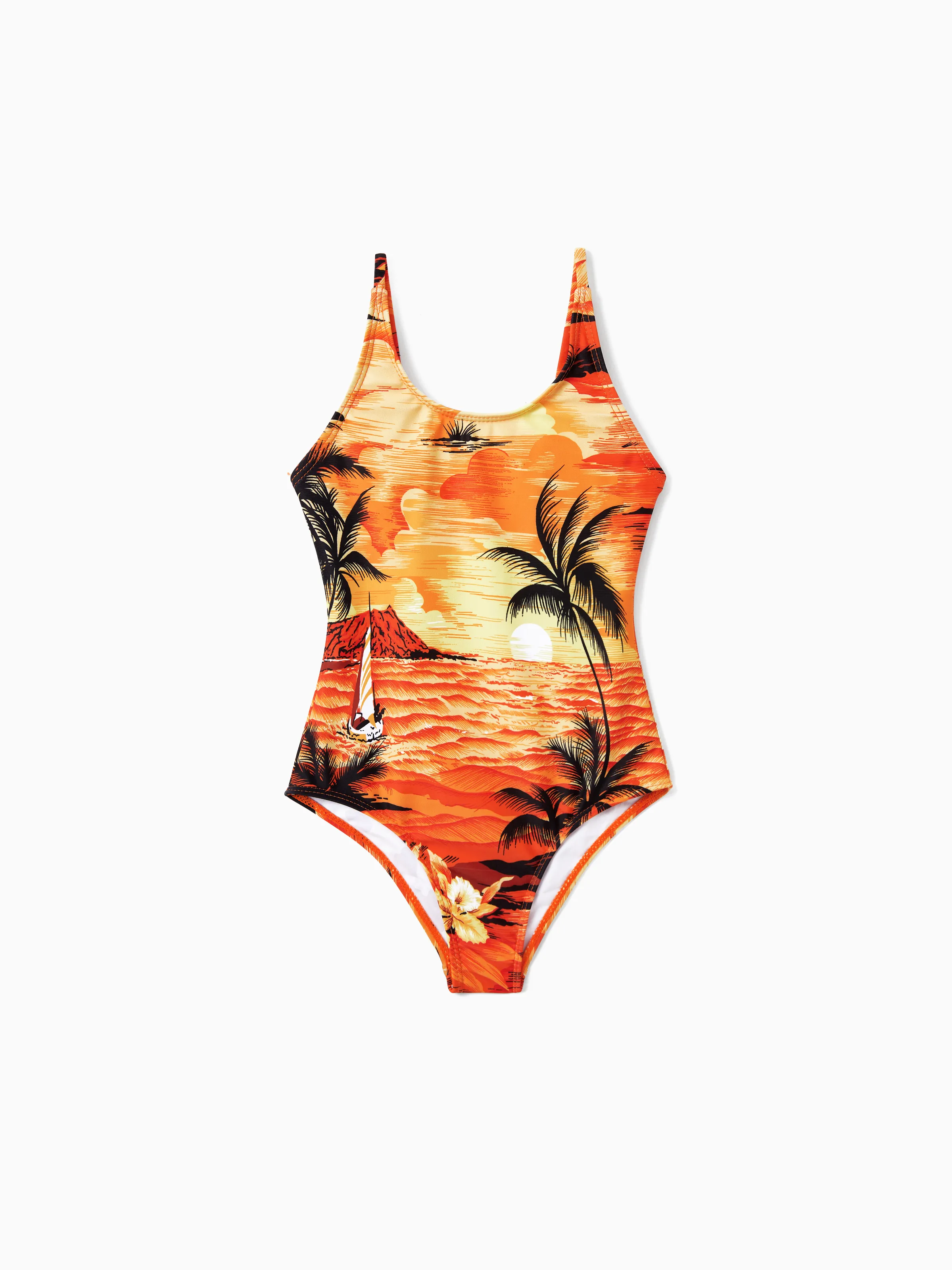 

Tropical Hawaiian Swimsuits for Family Matching Swimwear