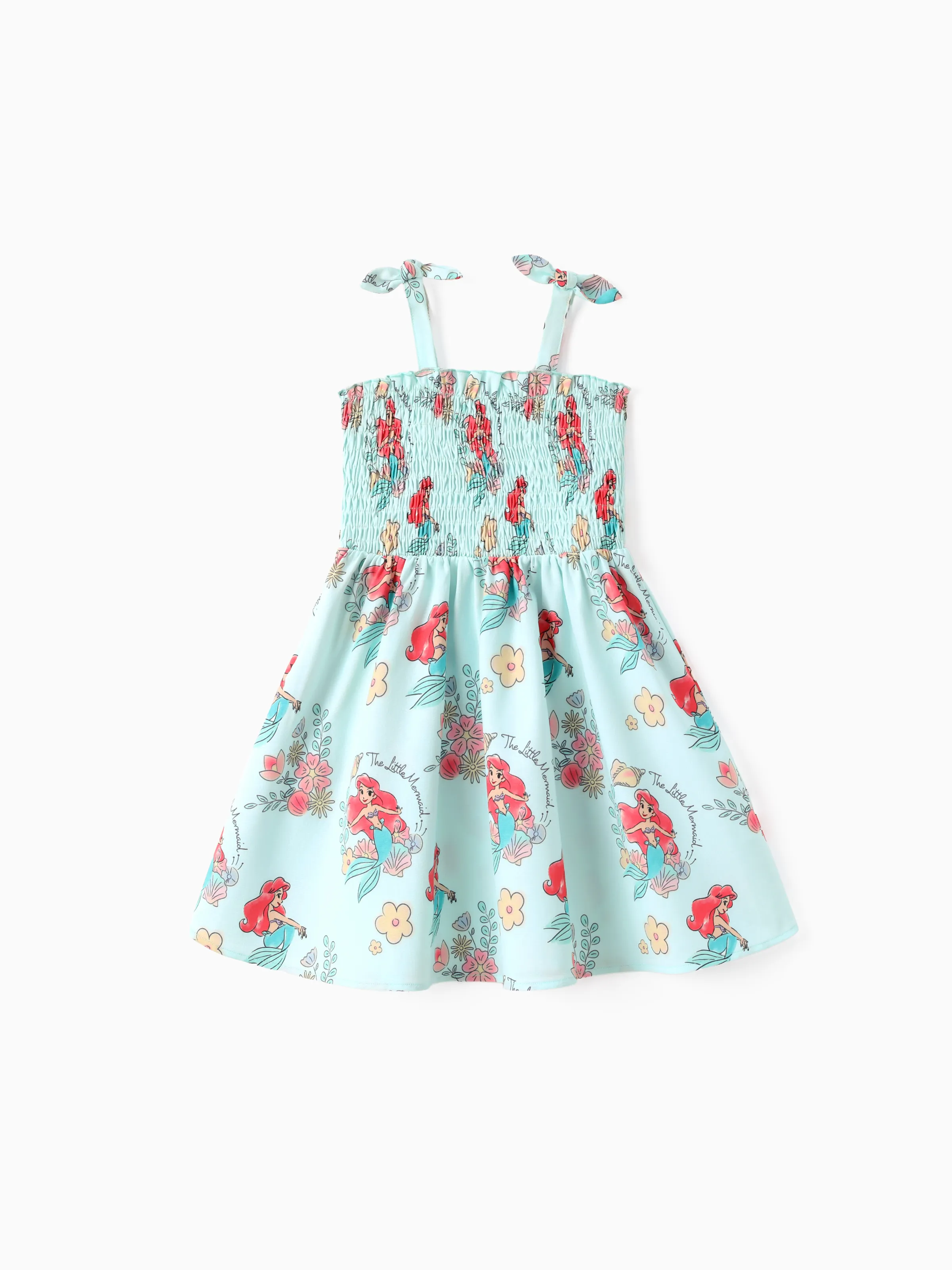 

Disney Princess Ariel/Belle/Snow White1pc Toddler Girls Character Print Floral Dress