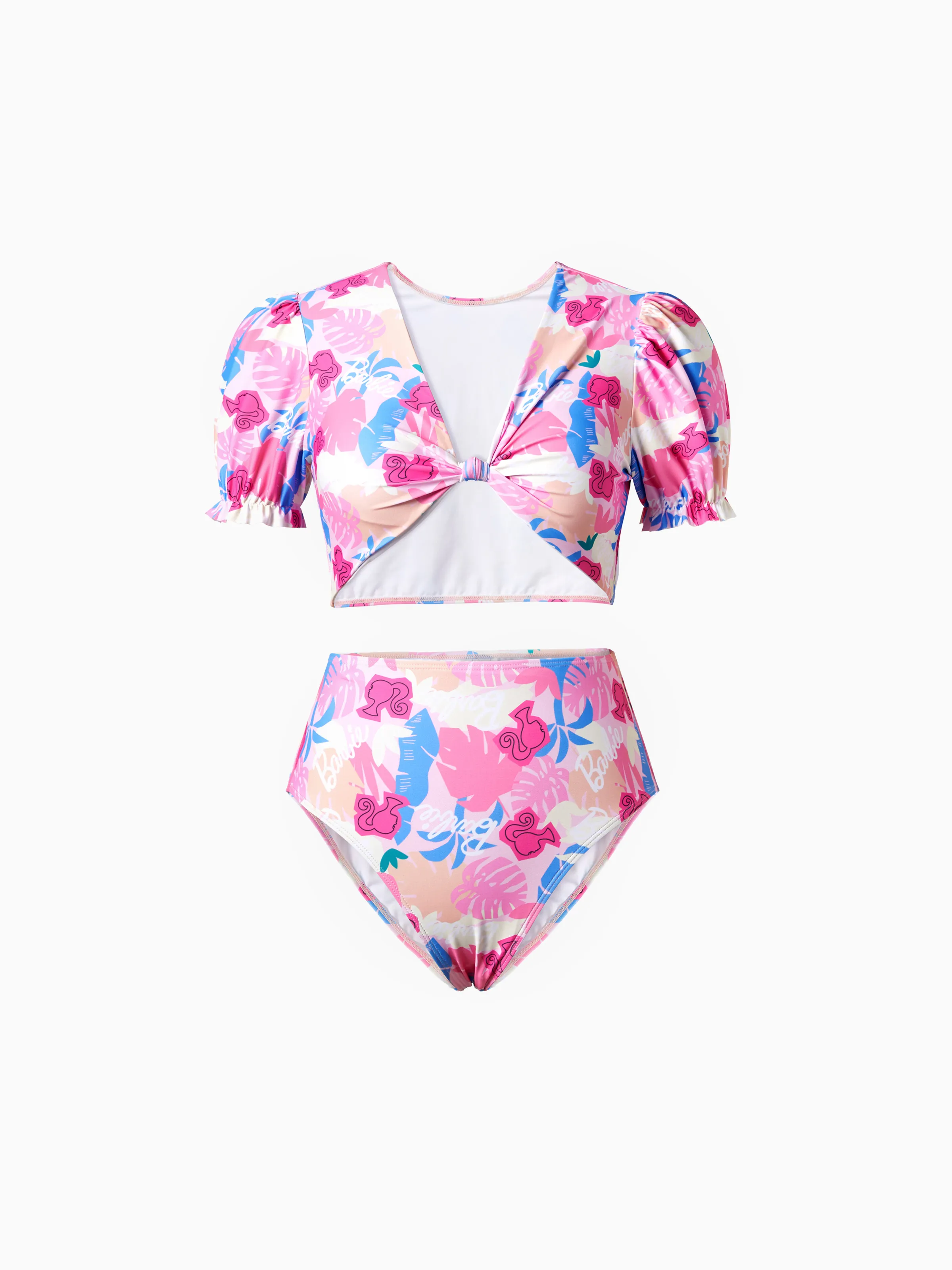 

Barbie Mommy and Me 2pcs Floral Allover Print Swimsuit