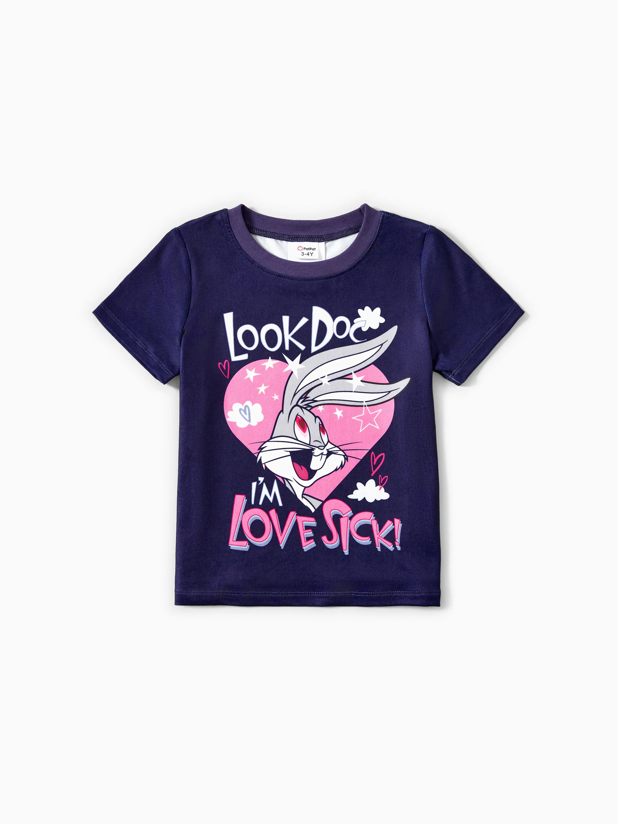 

Looney Tunes Family Matching Valentine's Day 1pc Heart Floral print T-shirt or Drawstring Dress