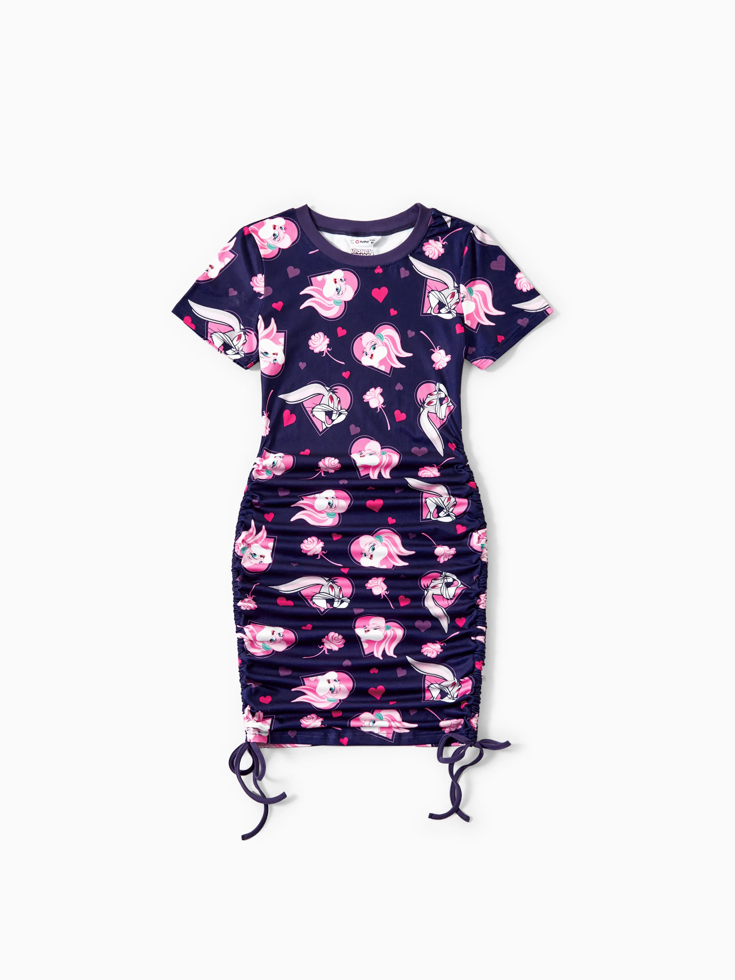 

Looney Tunes Family Matching Valentine's Day 1pc Heart Floral print T-shirt or Drawstring Dress