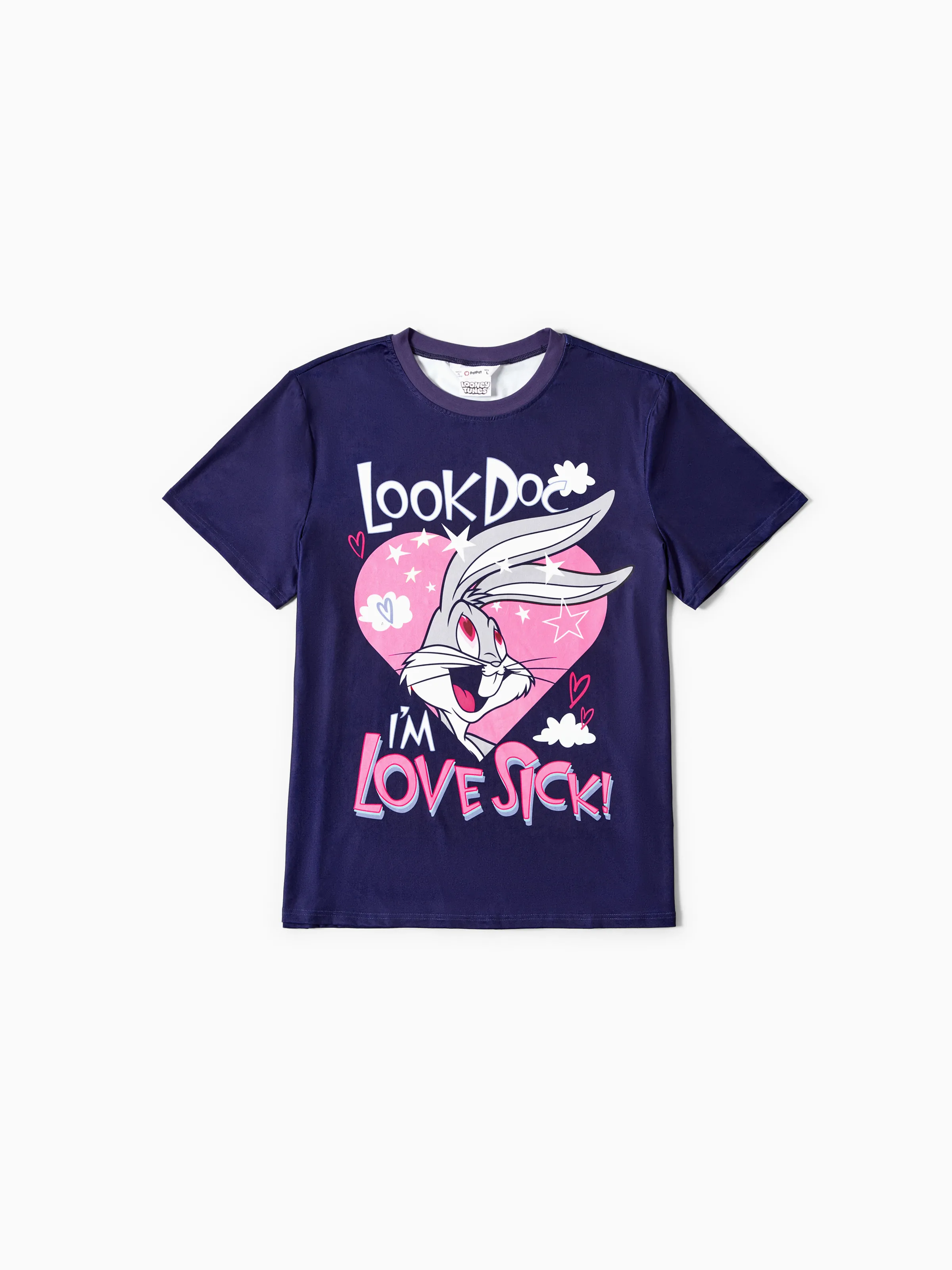 

Looney Tunes Family Matching Valentine's Day 1pc Heart Floral print T-shirt or Drawstring Dress