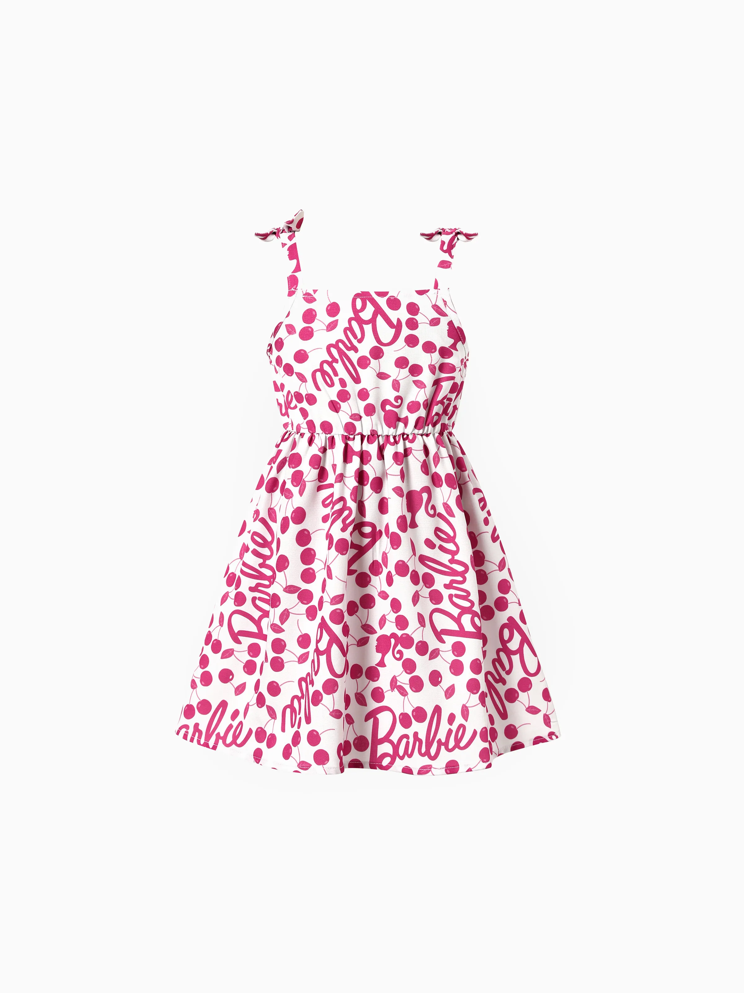 

Barbie Mommy and Me Fruit print Sling Tighten waist Dress