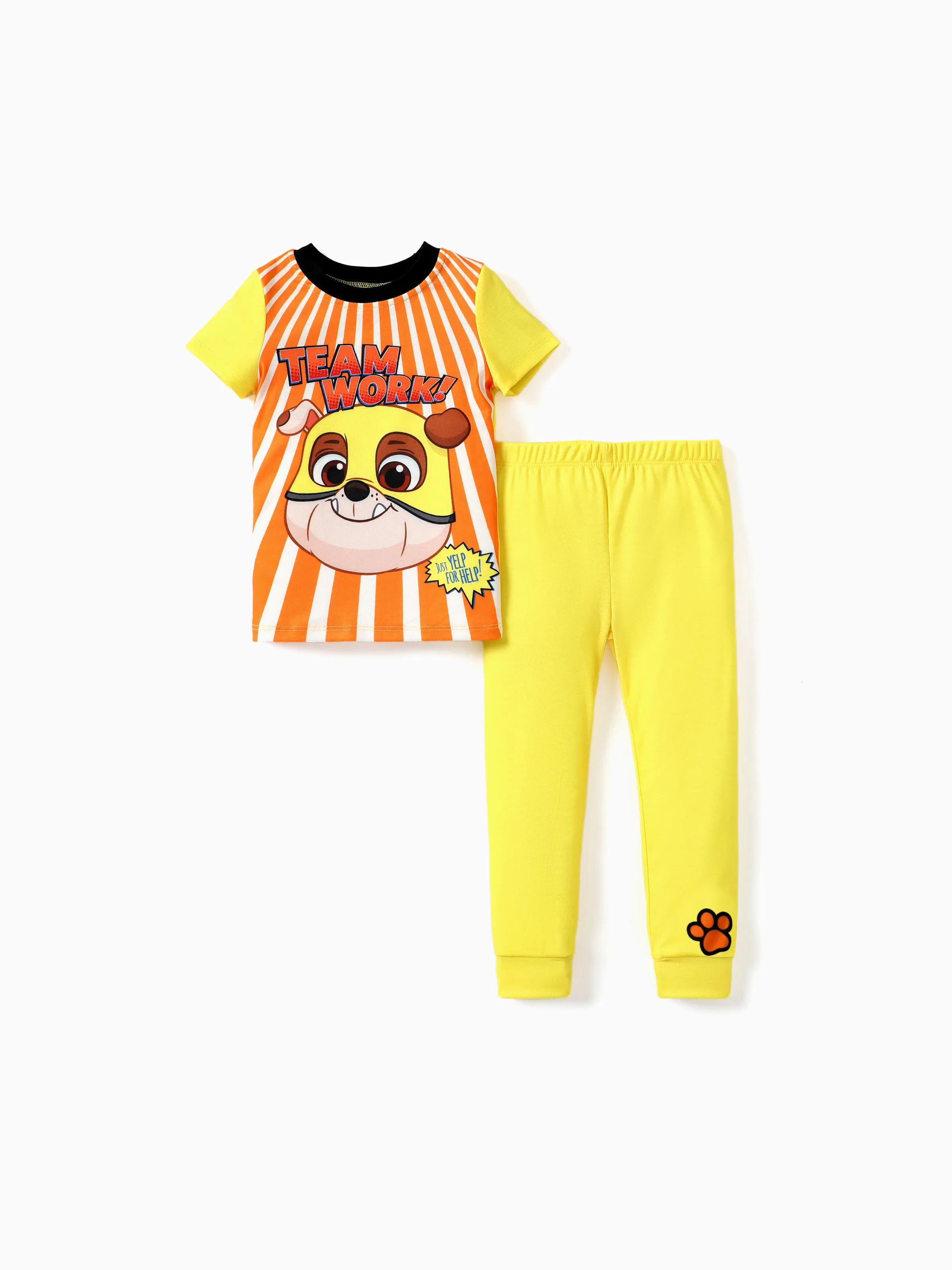 

PAW Patrol 2pcs Toddler Boys/Girls Chase/Skye/Rubble Character Print Tight-fitting Pajamas