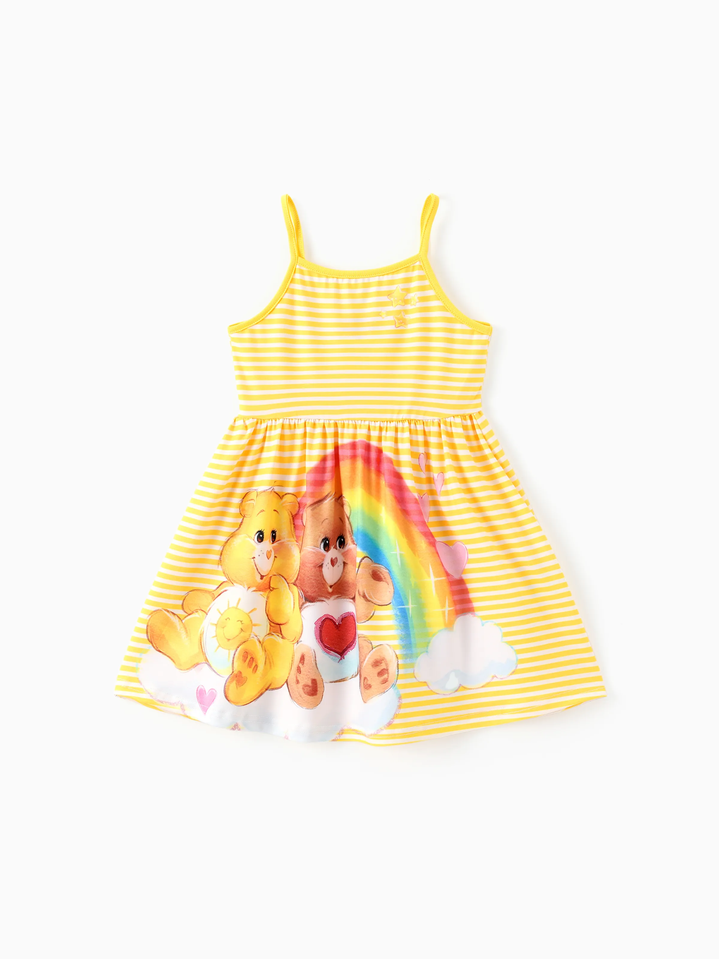 

Care Bear Baby/Toddler Girl Naia™ 1pc Colorful Striped or Allover Print Cami Dress