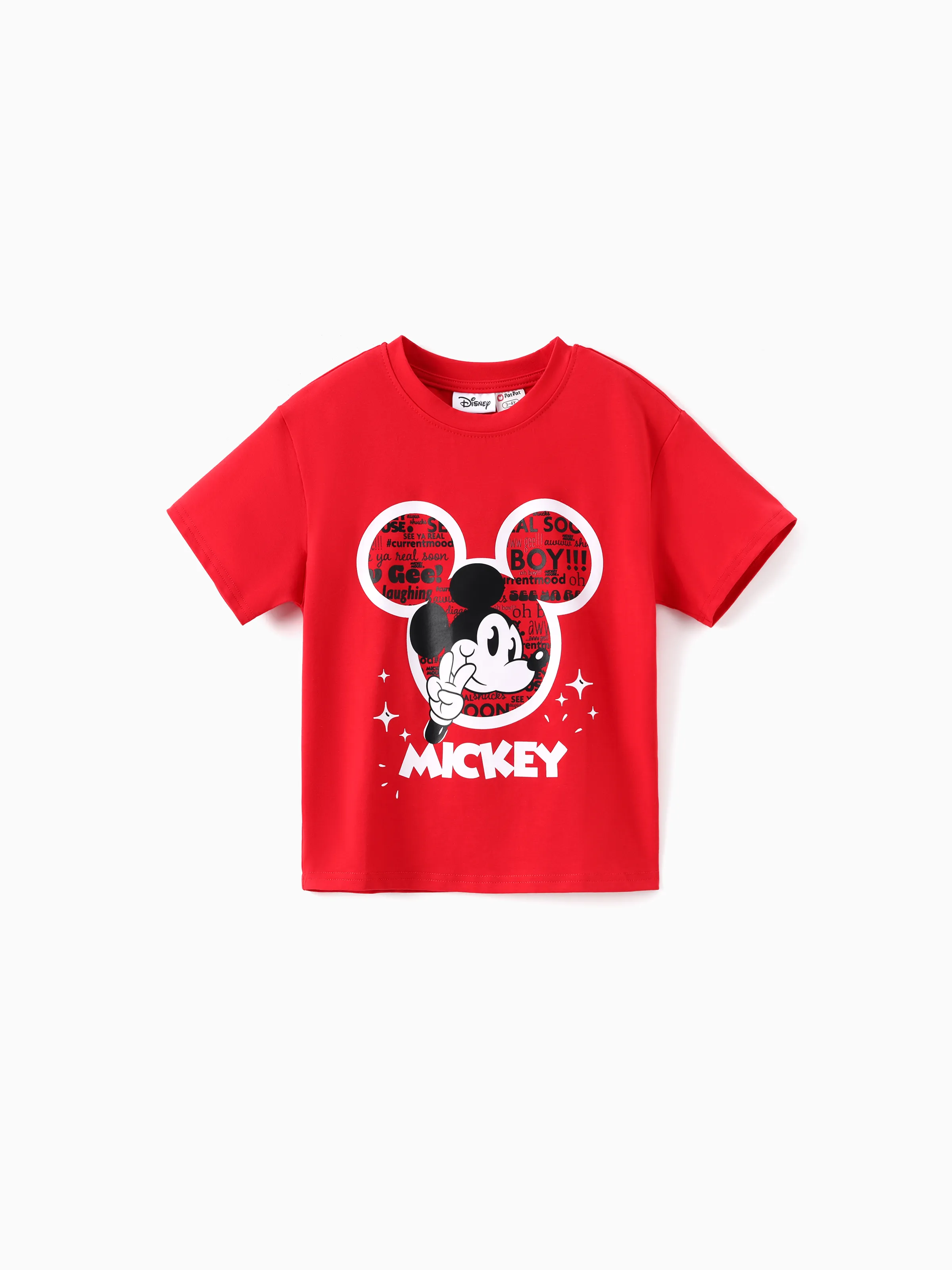 

Disney Mickey and Friends Family matching 1pc Mickey Mouse Graffiti Cotton T-shirt or Colorblock Dress or Naia™ Allover Romper