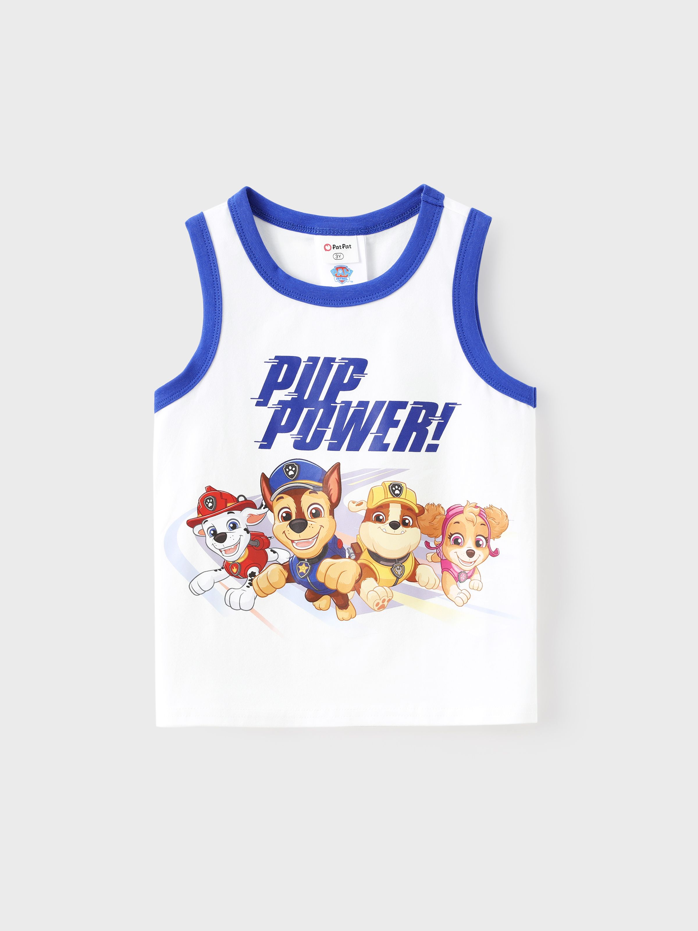 PAW Patrol 幼兒男孩 1pc Chase Marshall Skye 和 Rubble 棉背心