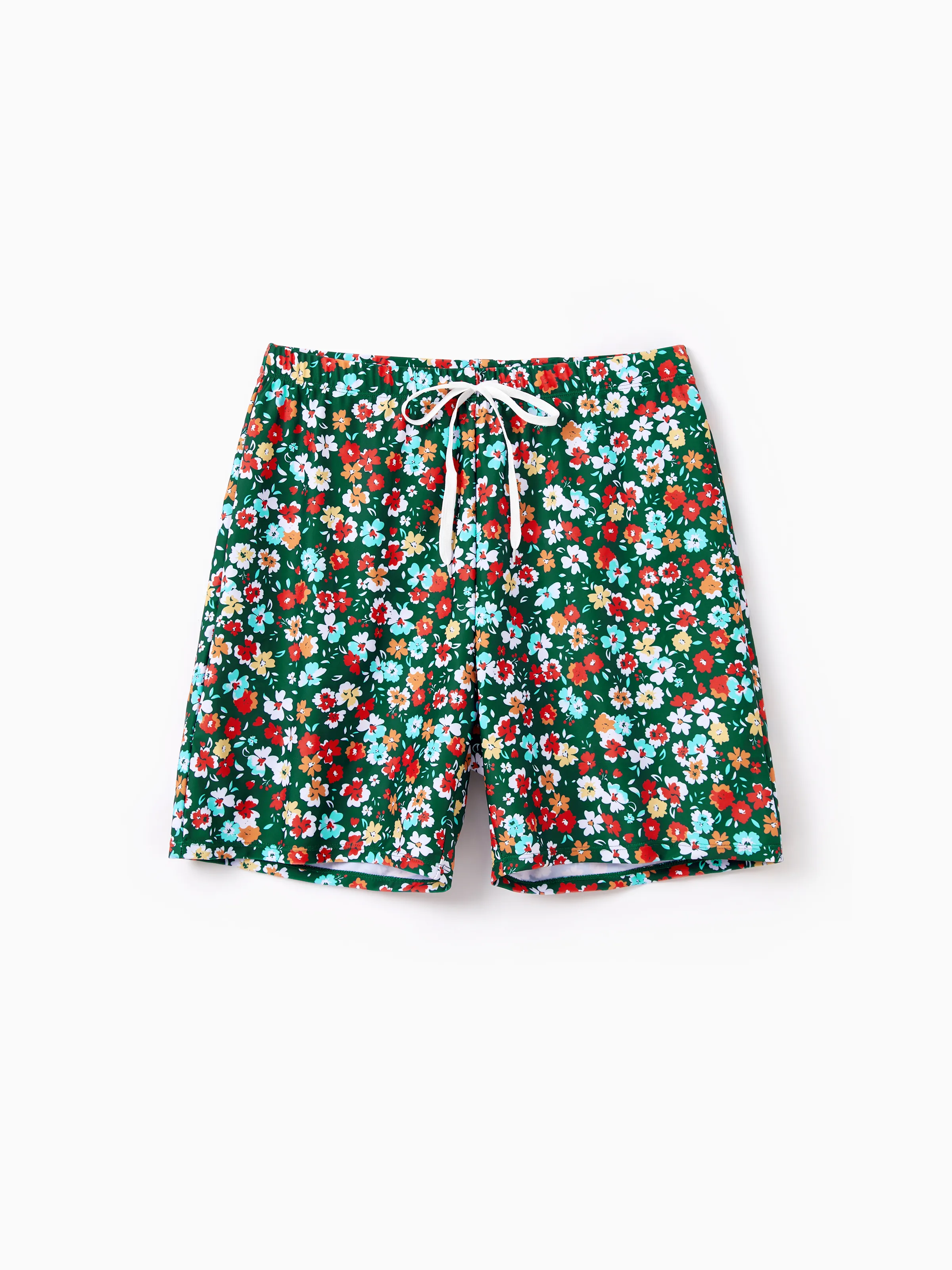 

Family Matching Flora Swim Trunks or Strap two-piece Swimsuit