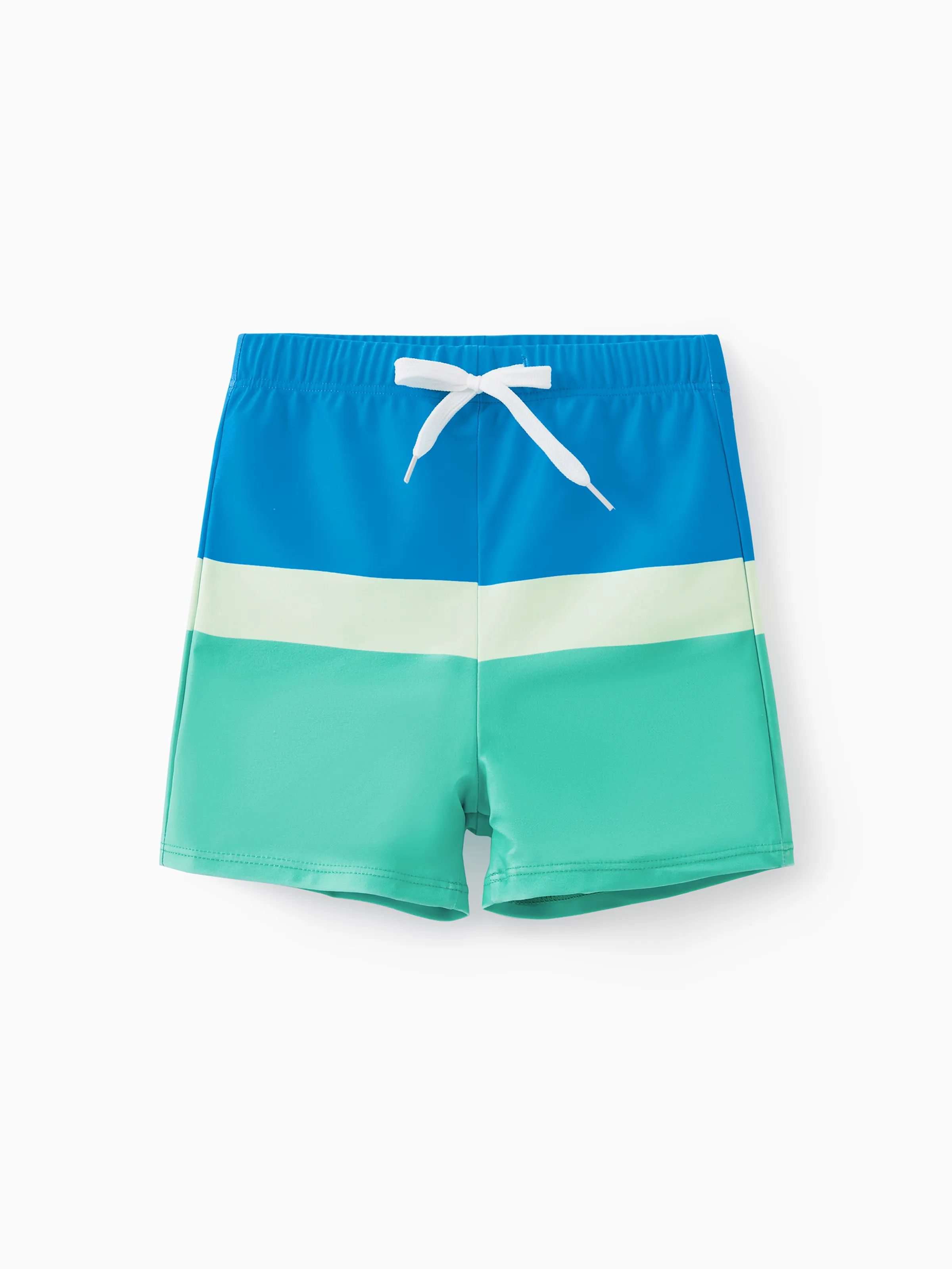 

Family Matching Colorblock Swim Trunks or Two-Piece Swimsuit