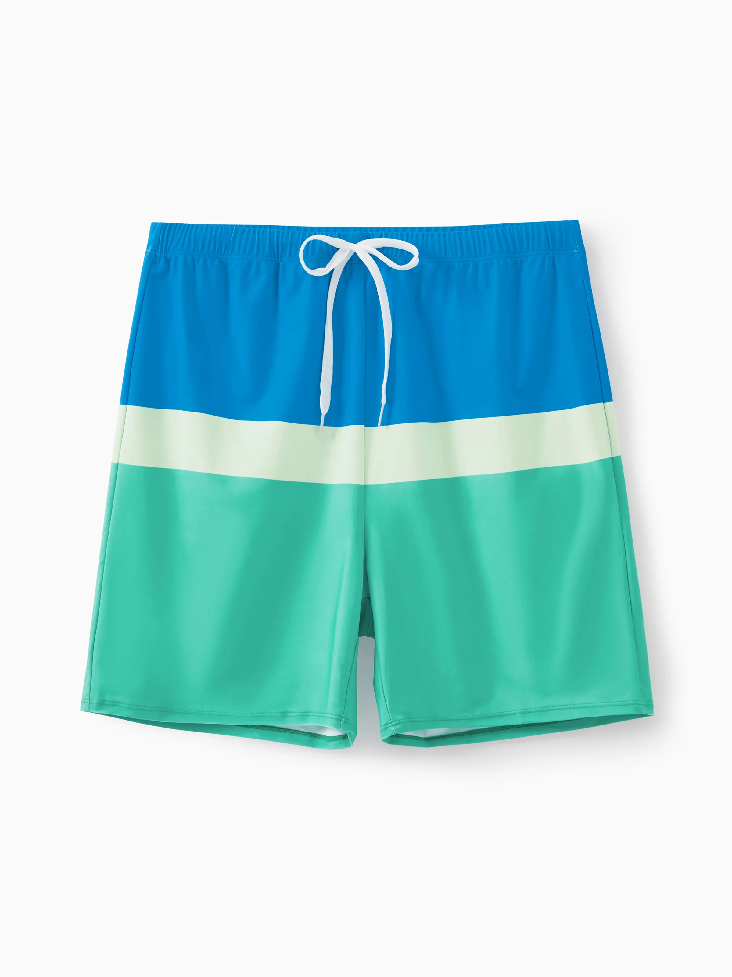 

Family Matching Colorblock Swim Trunks or Two-Piece Swimsuit