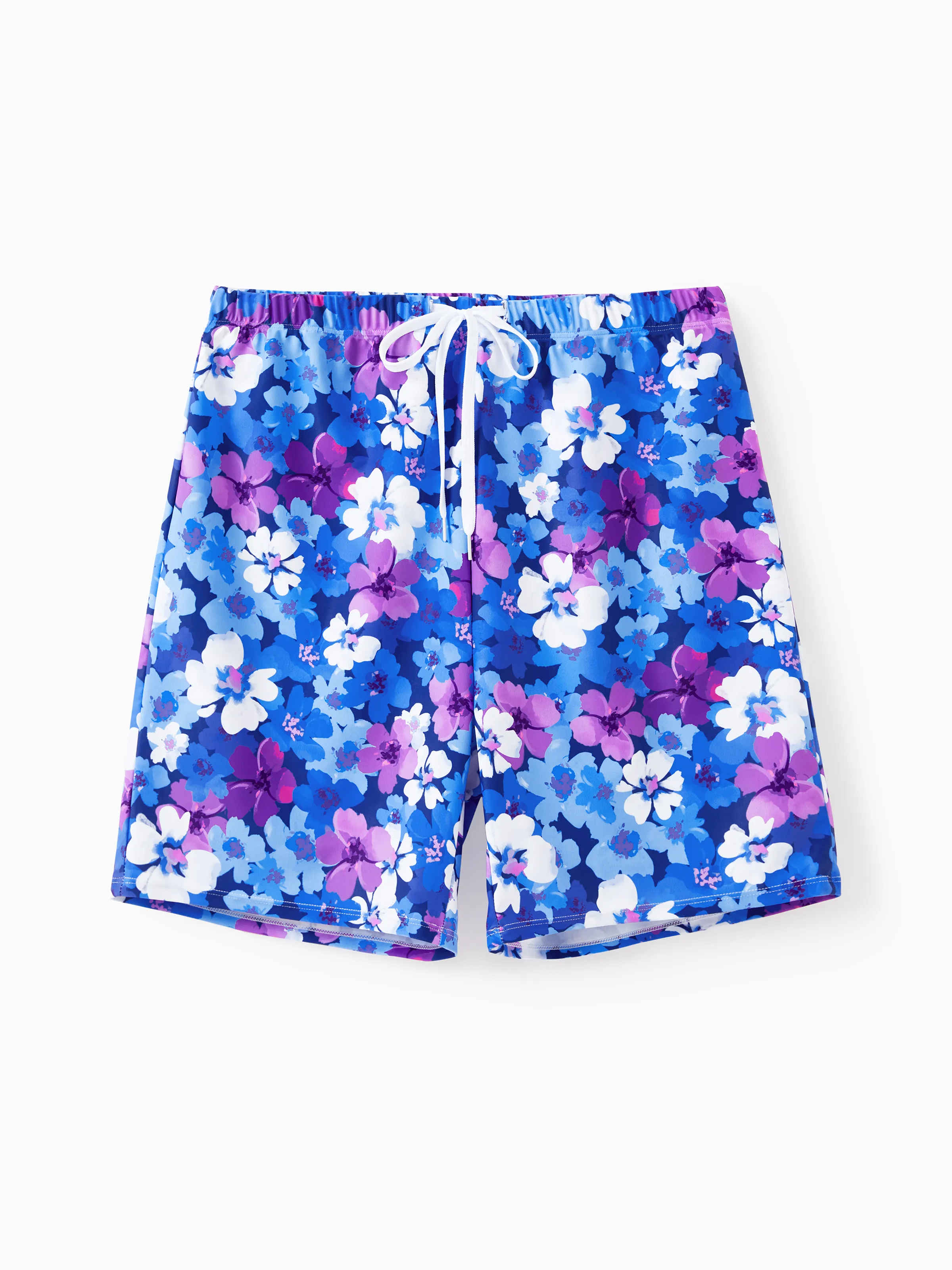 

Family Matching Flora Swim Trunks or Smocking Strap two-piece Swimsuit