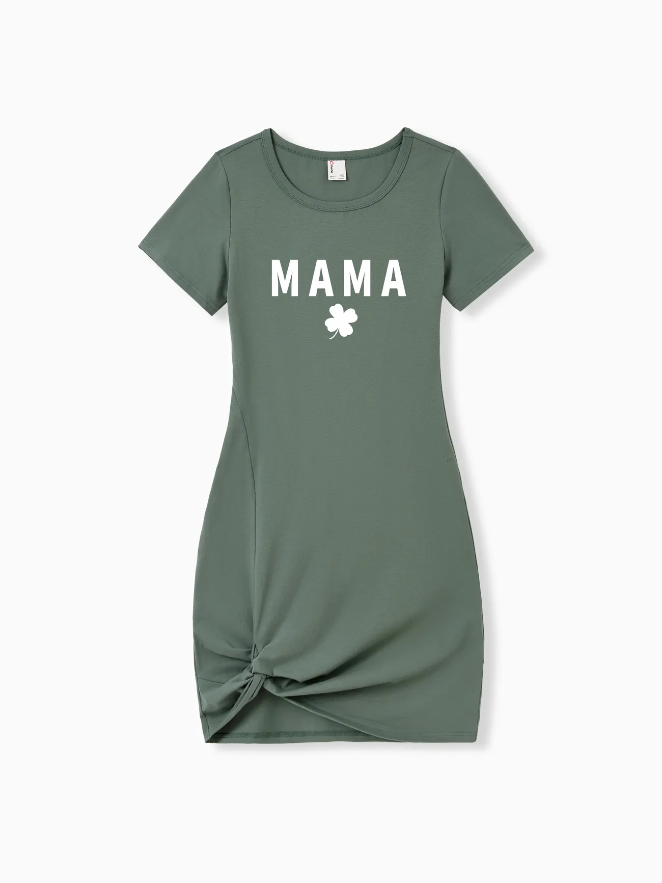 

St. Patrick's Matching Cotton Mommy and Me Green Body-con Dresses